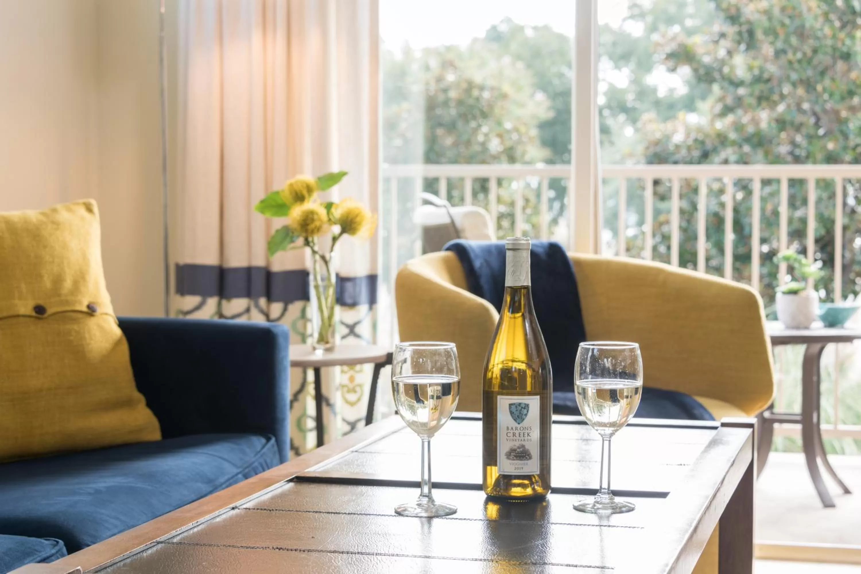 Seating area in Inn on Lake Granbury a Boutique Hotel
