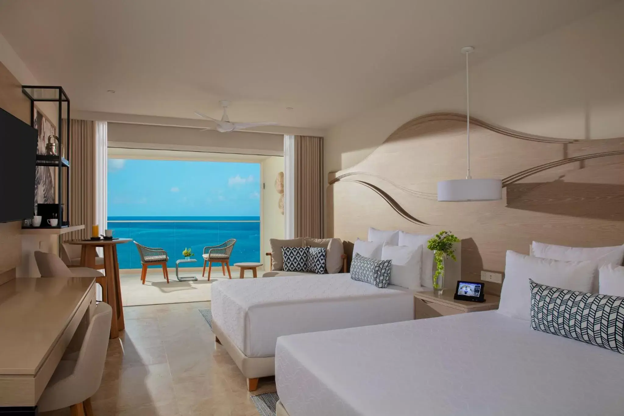 Living room, Sea View in Breathless Cancun Soul Resort & Spa - Adults Only - All Inclusive