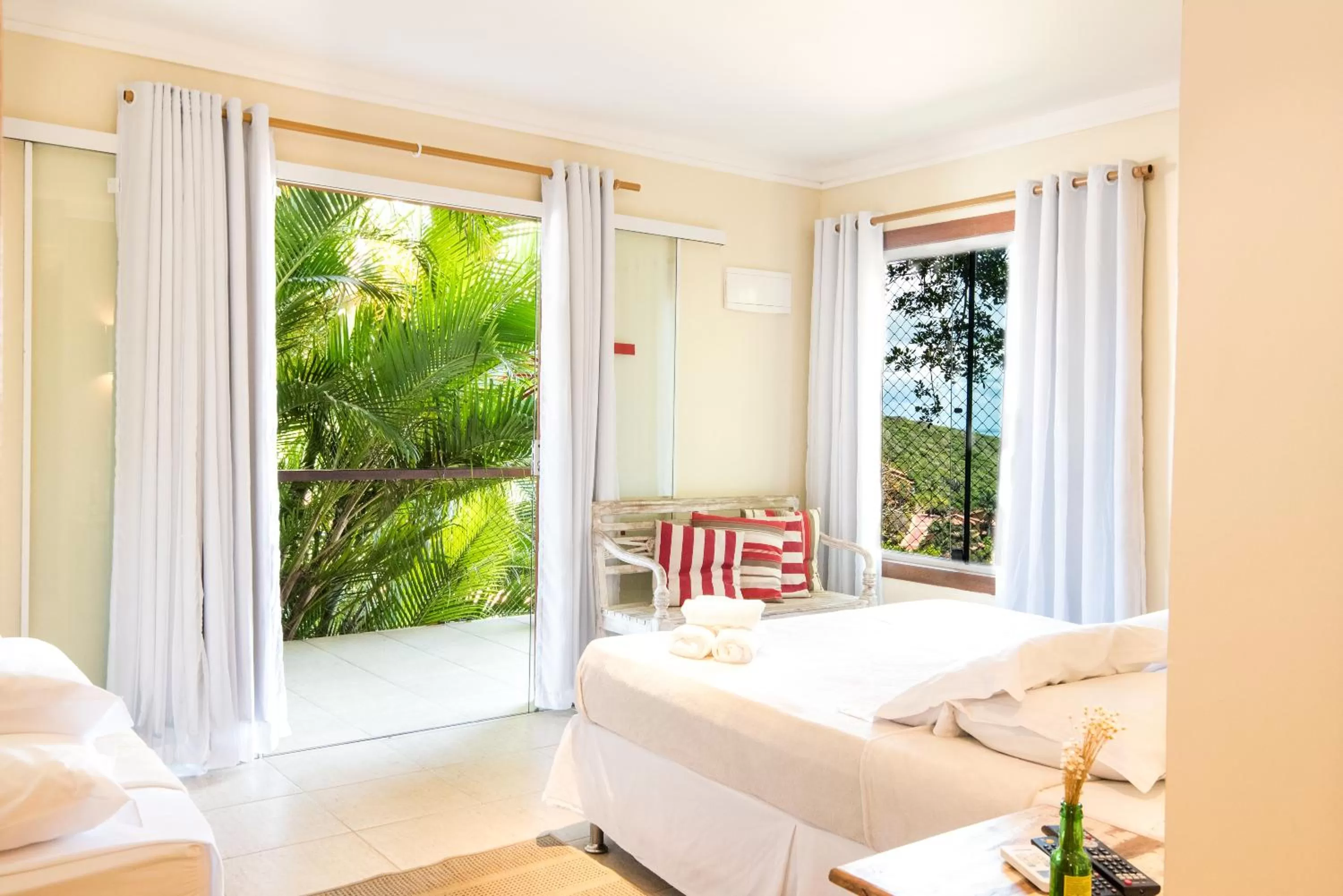 Bed in Pousada La Dolce Vita