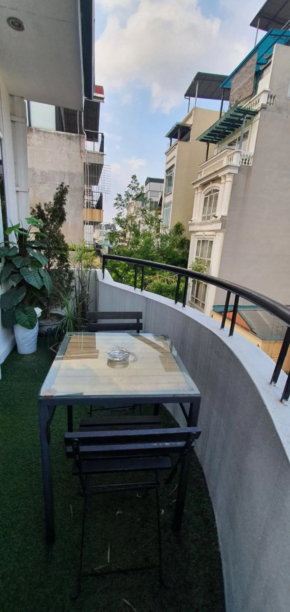 Balcony/Terrace in Hanoi Win Hotel & Travel