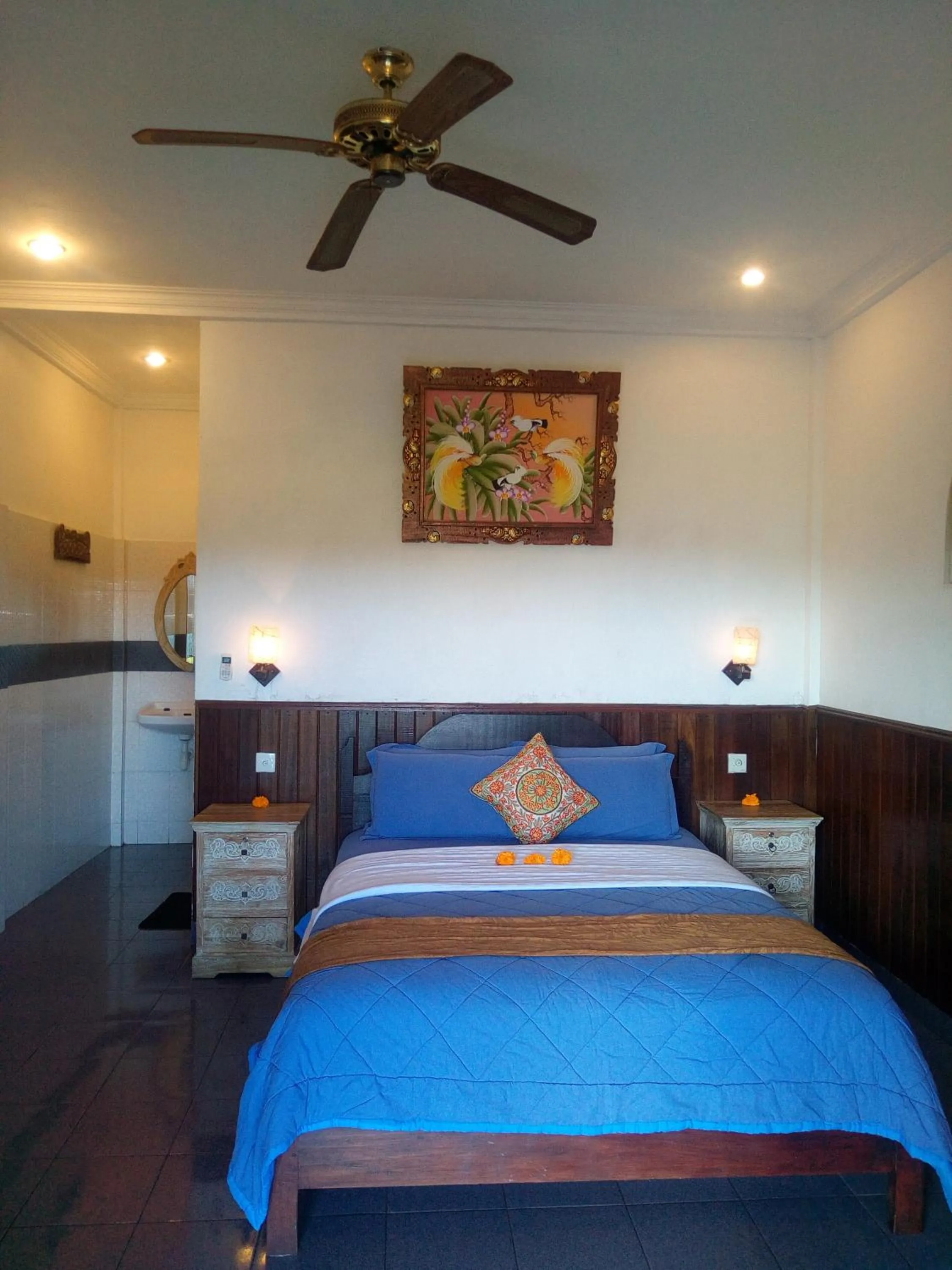 Bed in Kun - Kun Guest House Ubud