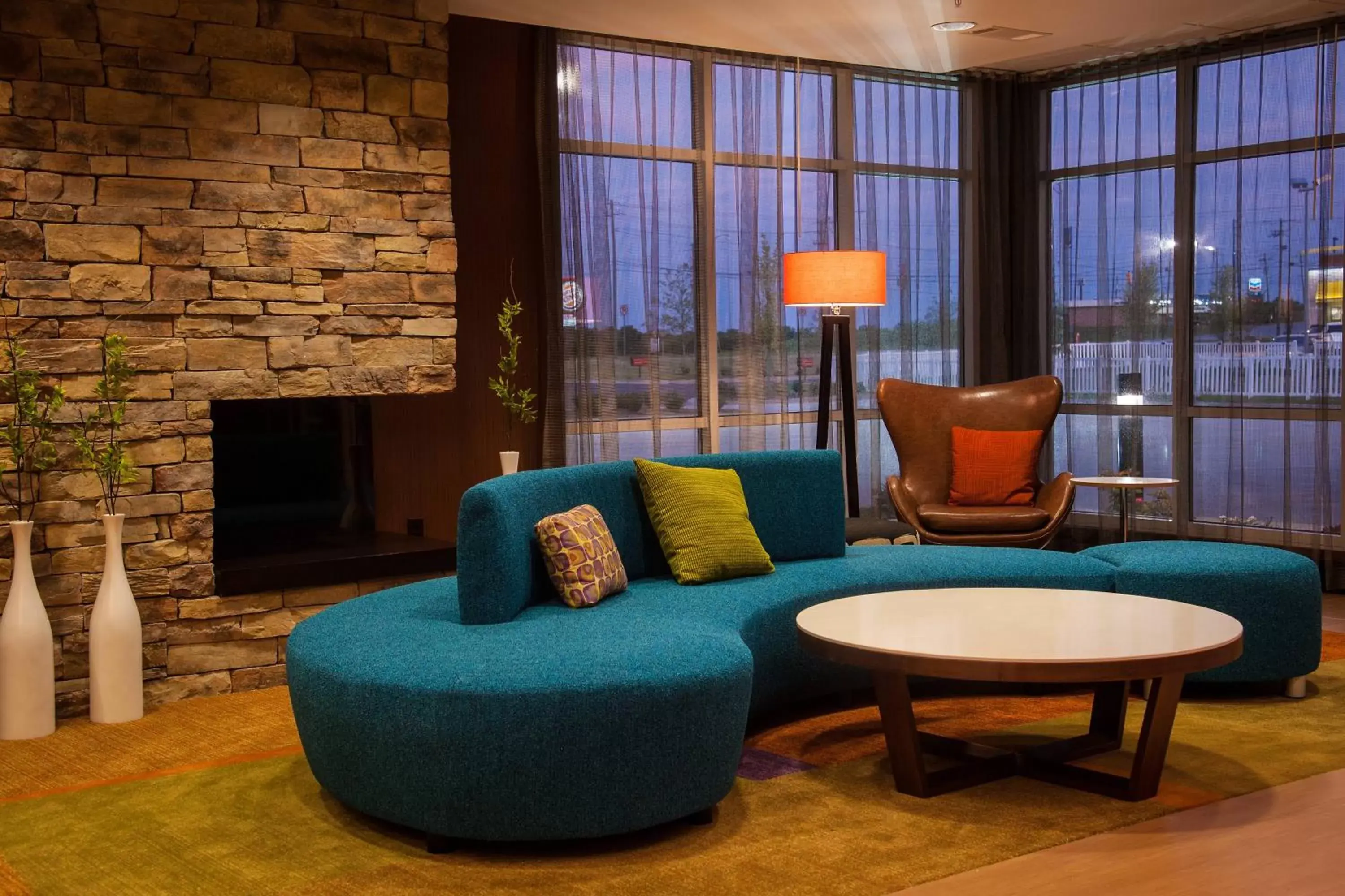 Lobby or reception, Seating Area in Fairfield Inn & Suites by Marriott Montgomery Airport
