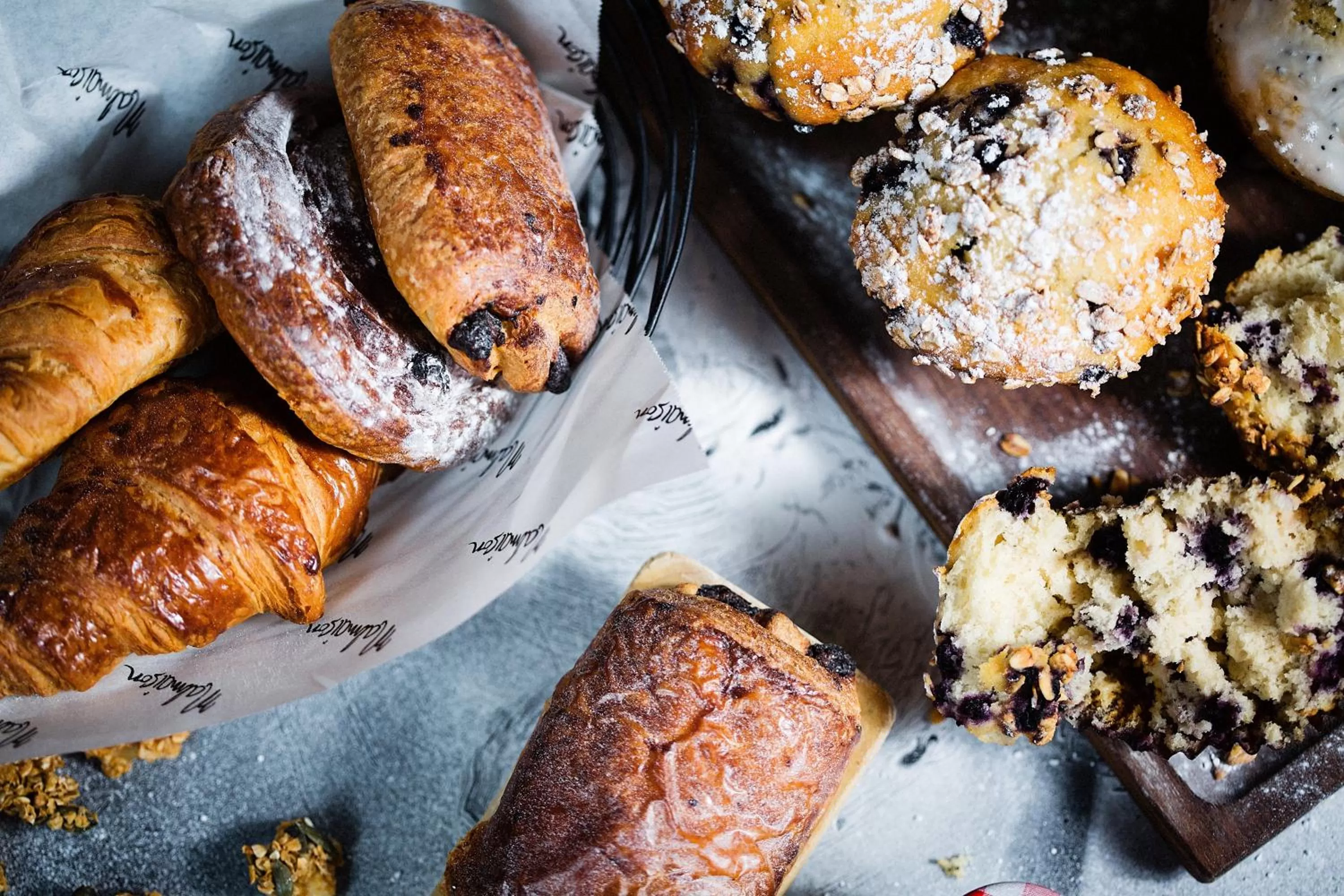 Continental breakfast in Malmaison Newcastle