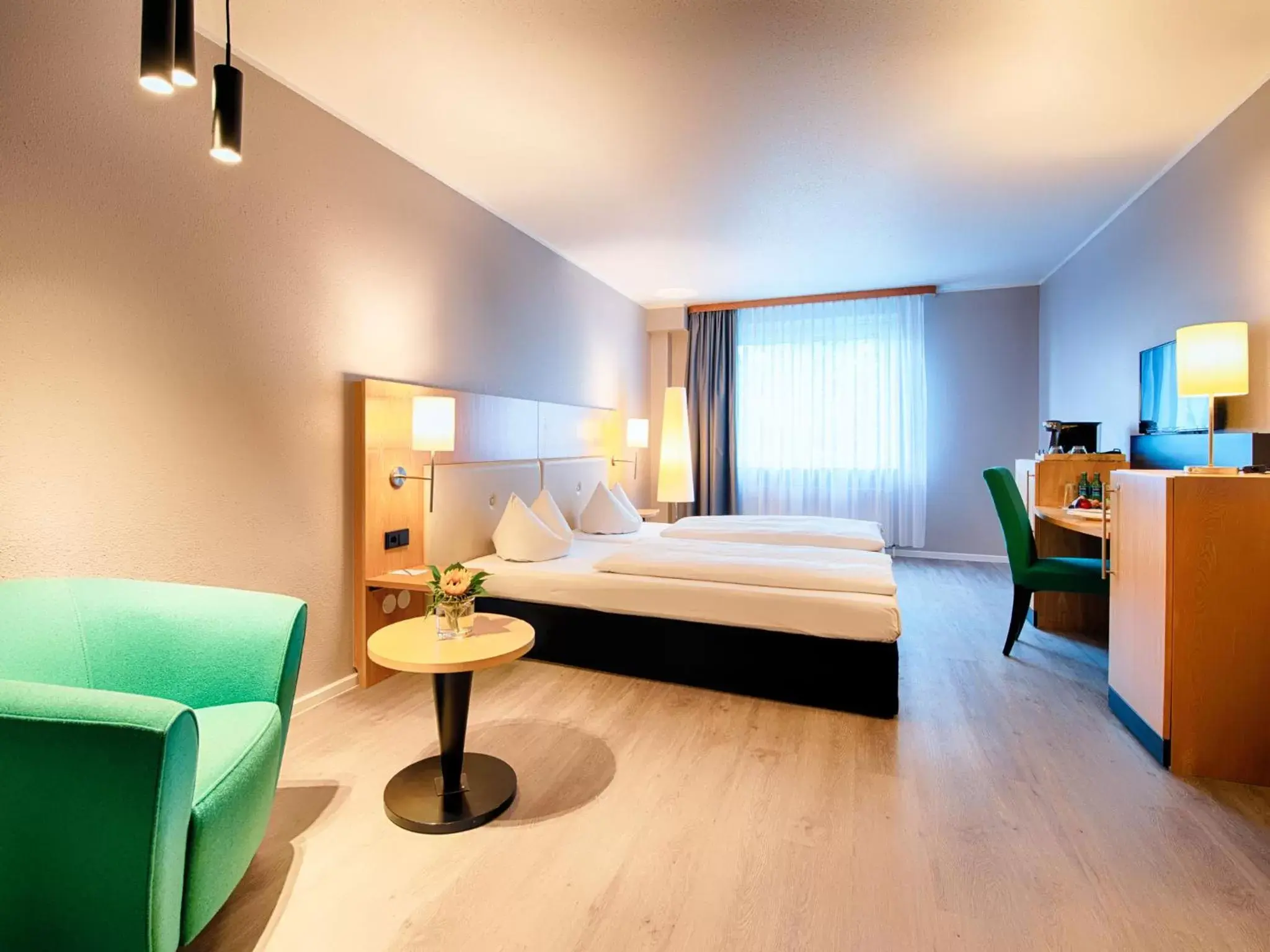 Photo of the whole room, Bed in ACHAT Hotel Egelsbach Frankfurt