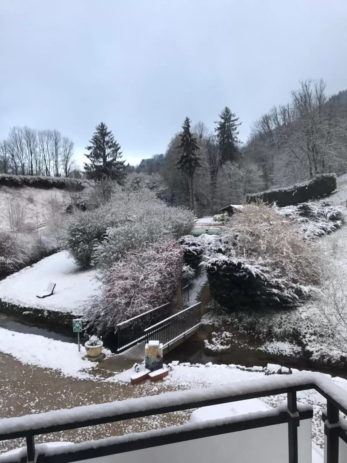 Winter in Domaine Du Moulin Vallée Heureuse