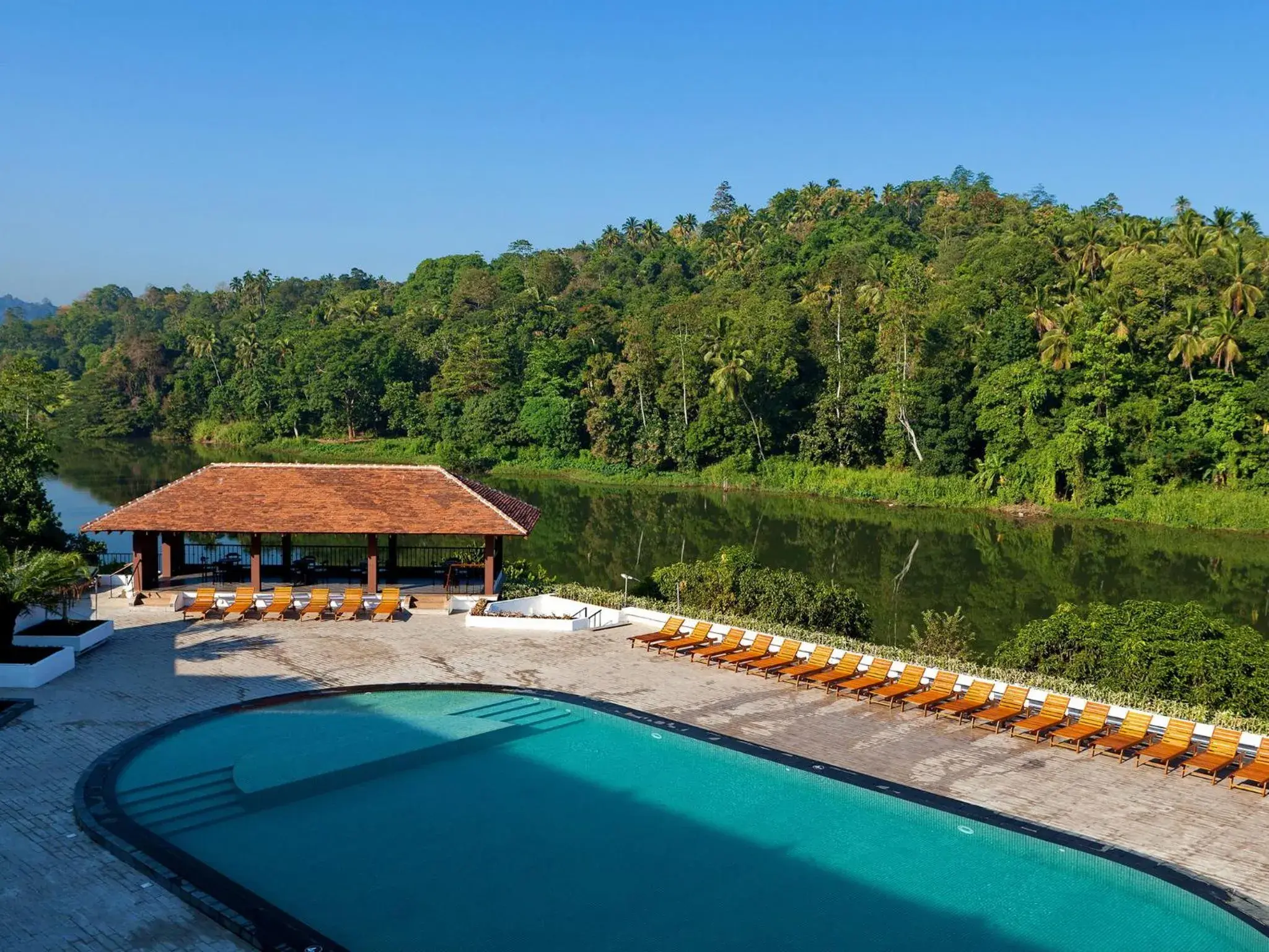 Swimming pool, Pool View in Cinnamon Citadel Kandy