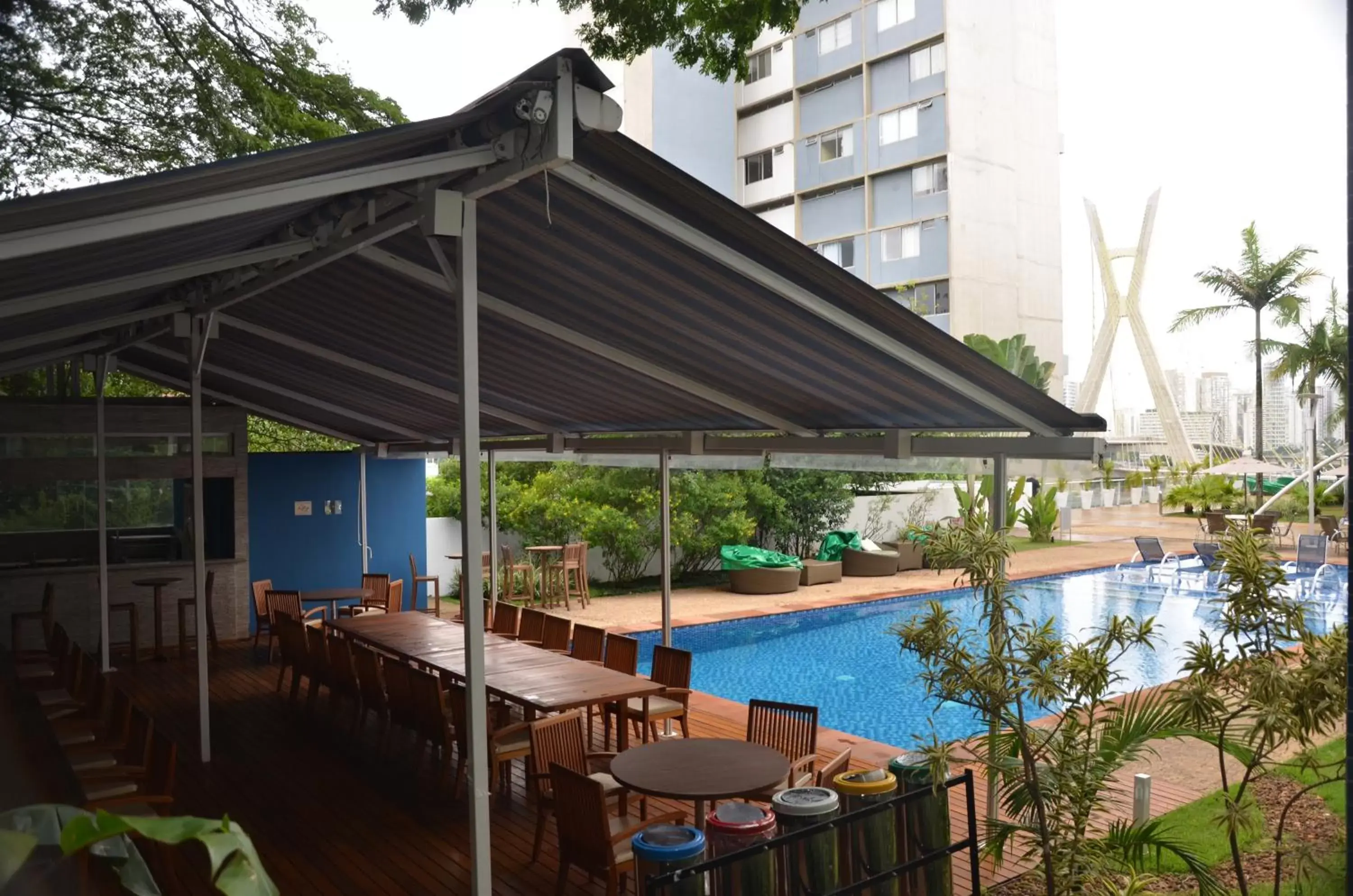 BBQ facilities, Swimming Pool in Novotel Sao Paulo Morumbi