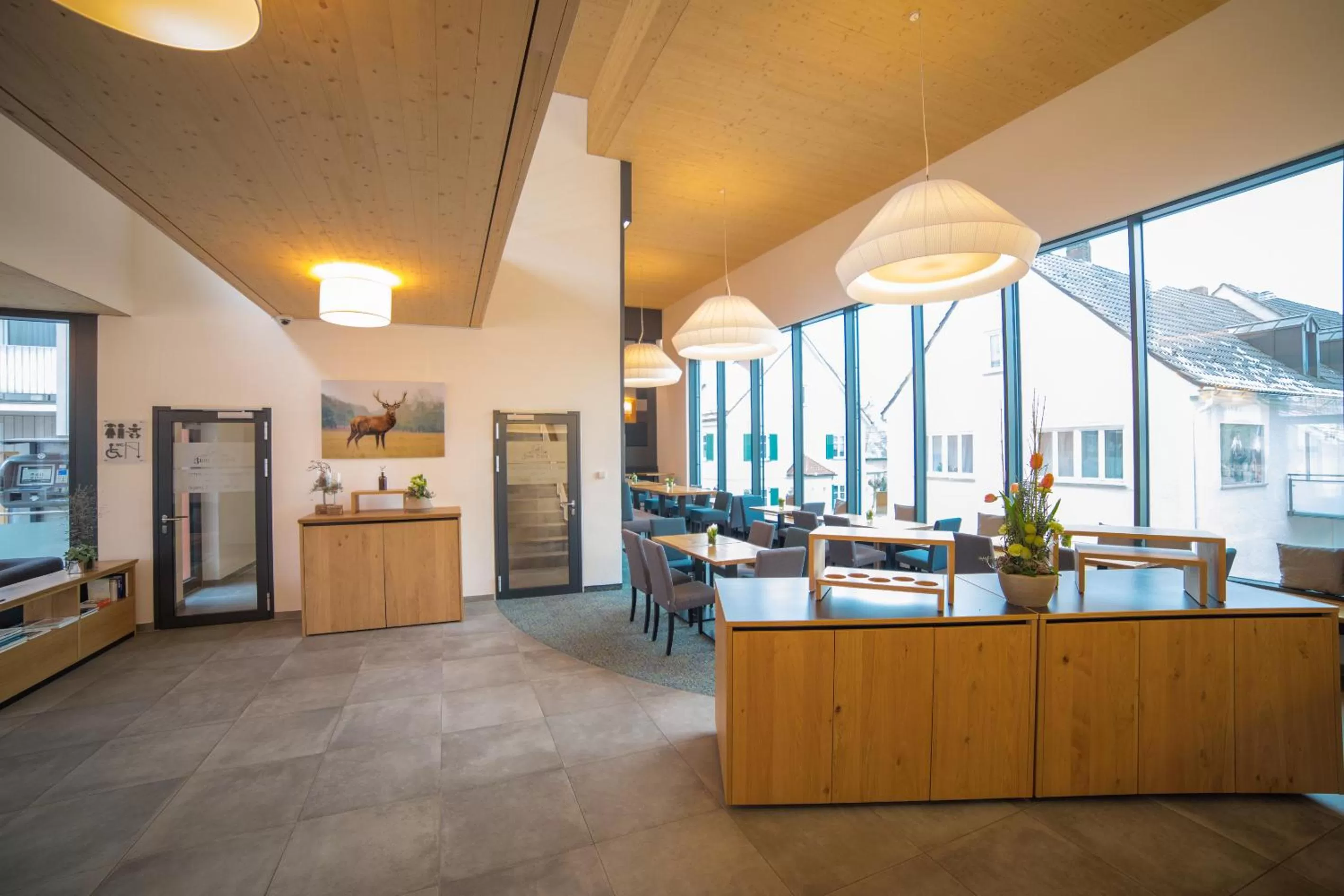 Lobby or reception in Hotel zum Hirsch
