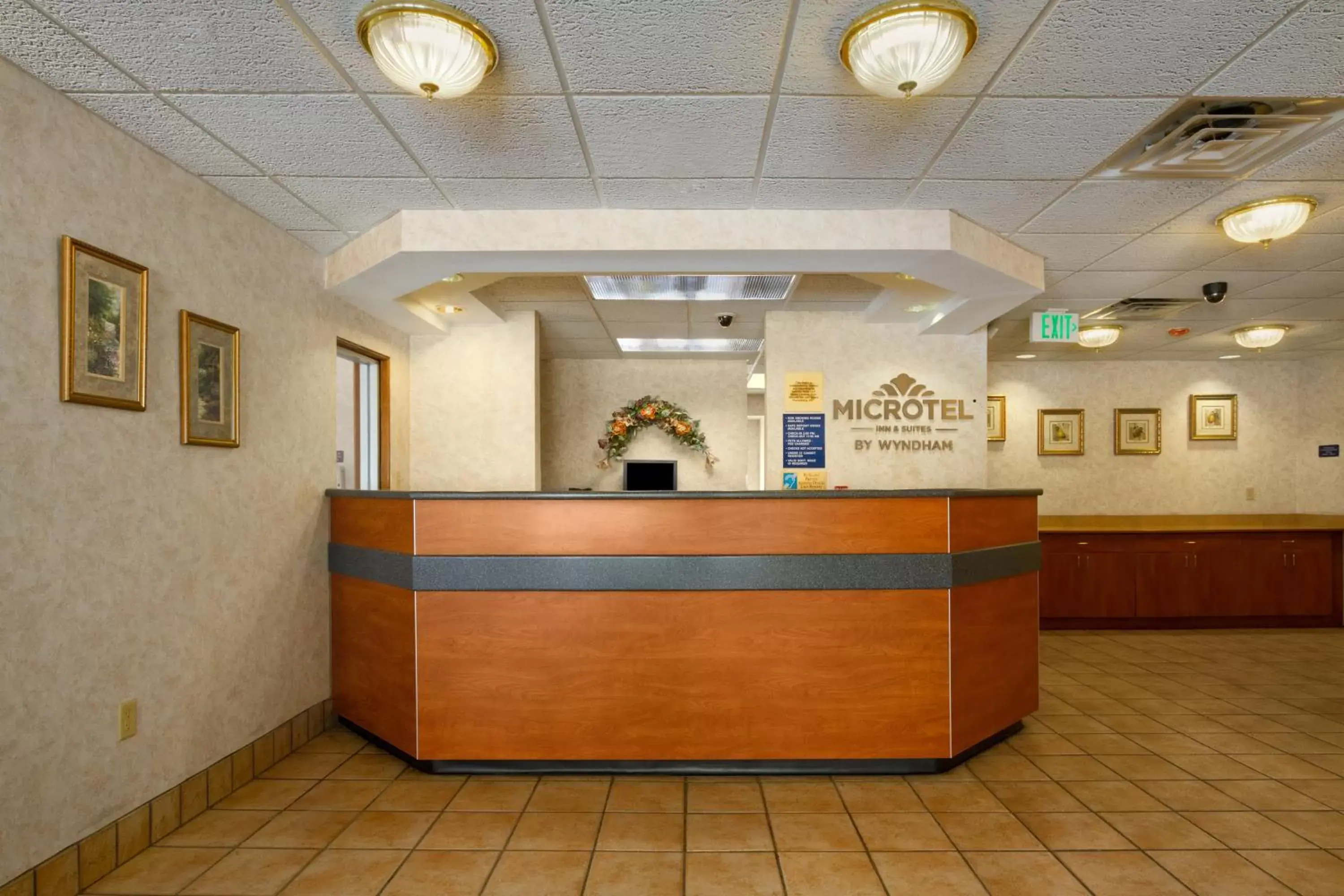 Property logo or sign, Lobby/Reception in Microtel Inn & Suites by Wyndham Charlotte/Northlake