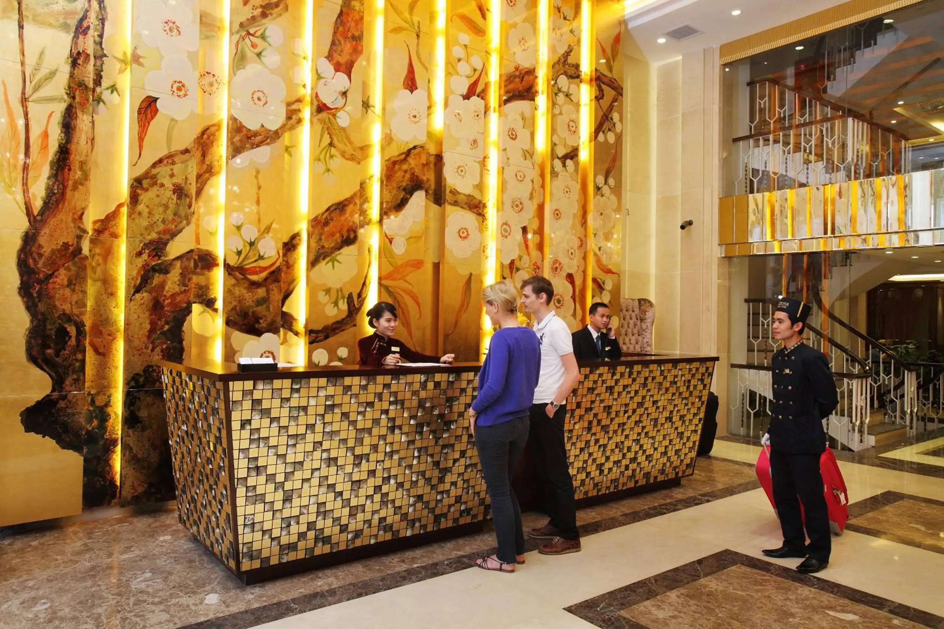 Lobby or reception in Golden Silk Boutique Hotel