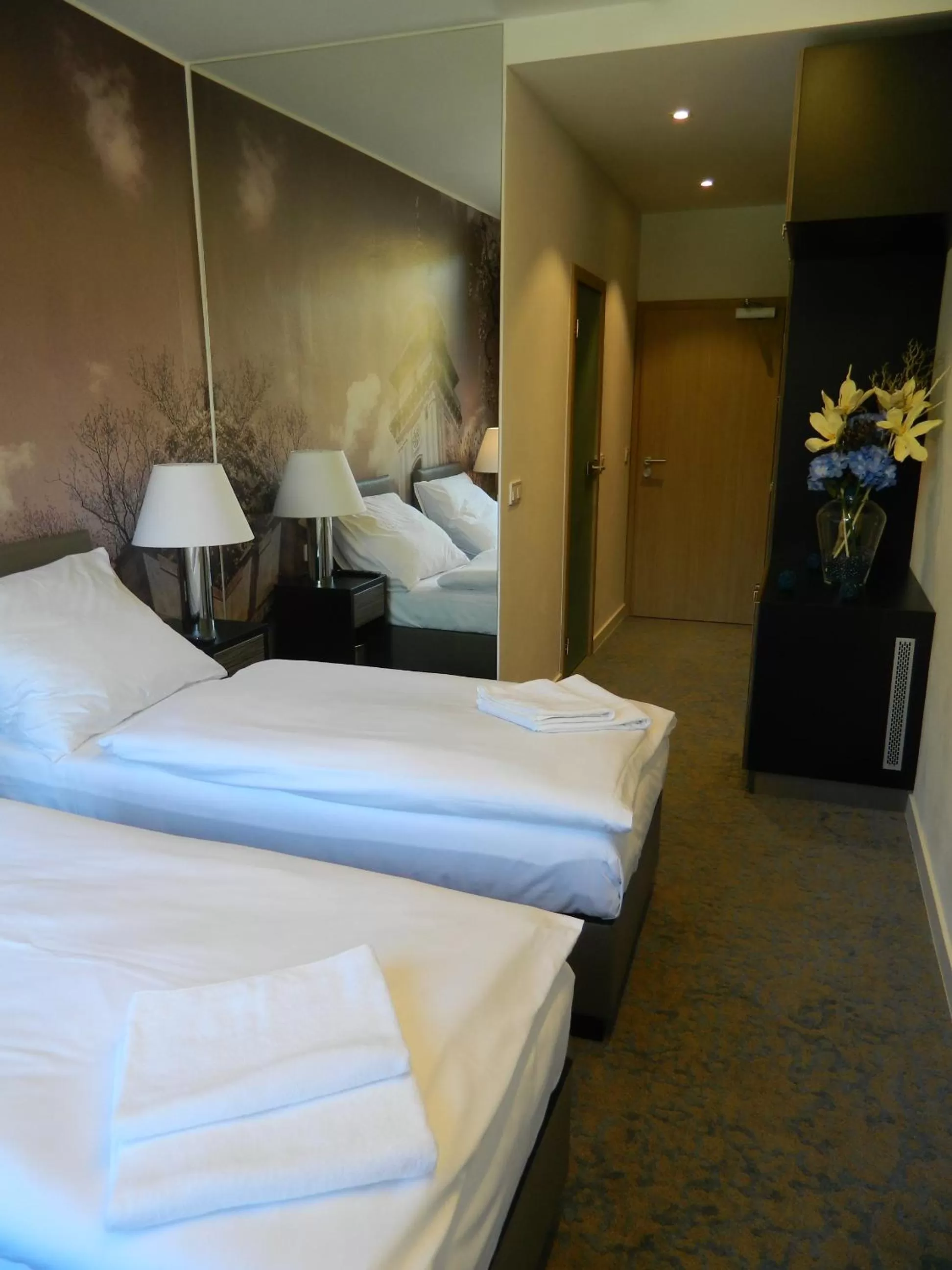 Bedroom, Bed in Hotel Bílý Páv