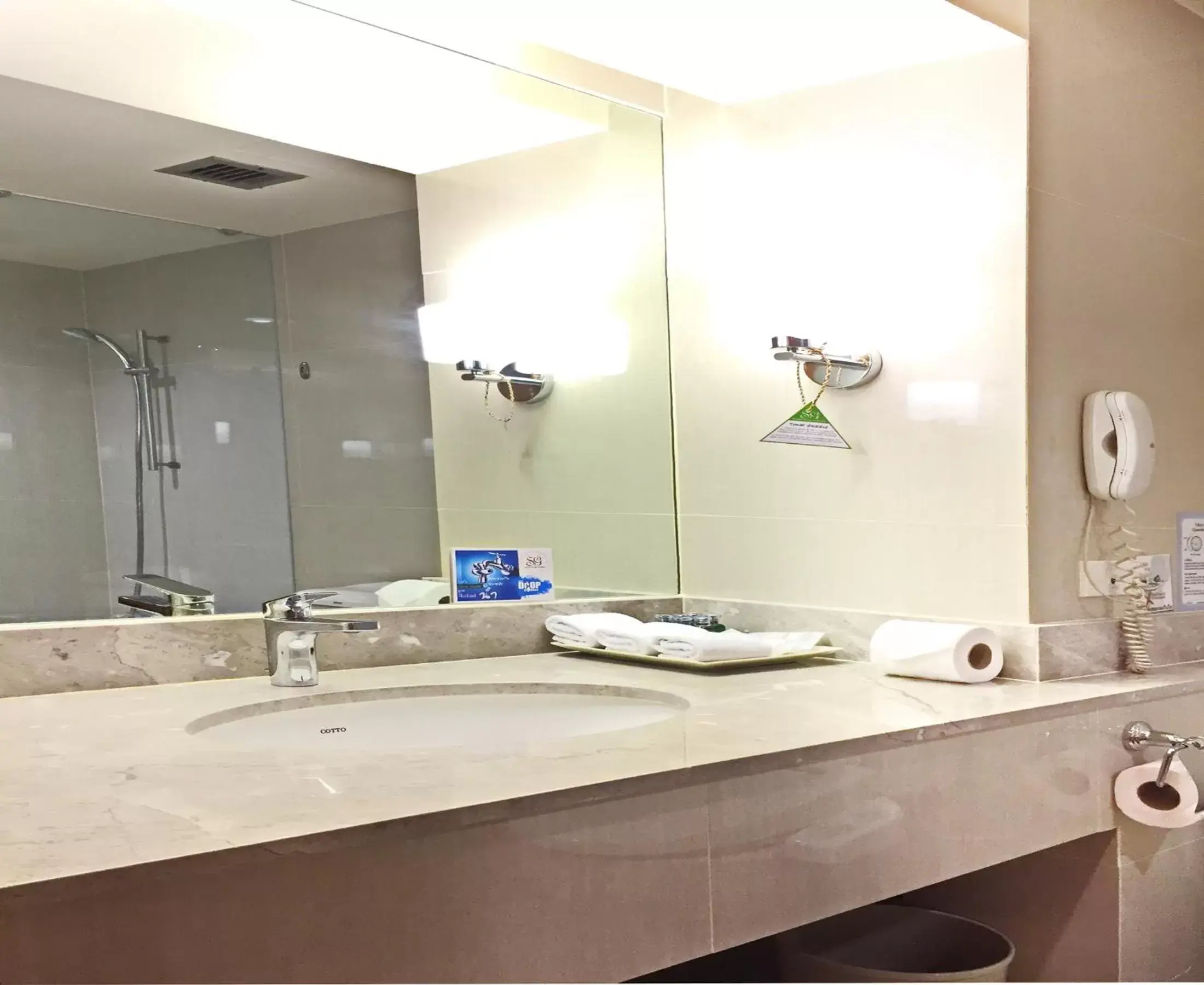 Bathroom in Silom Serene A Boutique Hotel - SHA Extra Plus