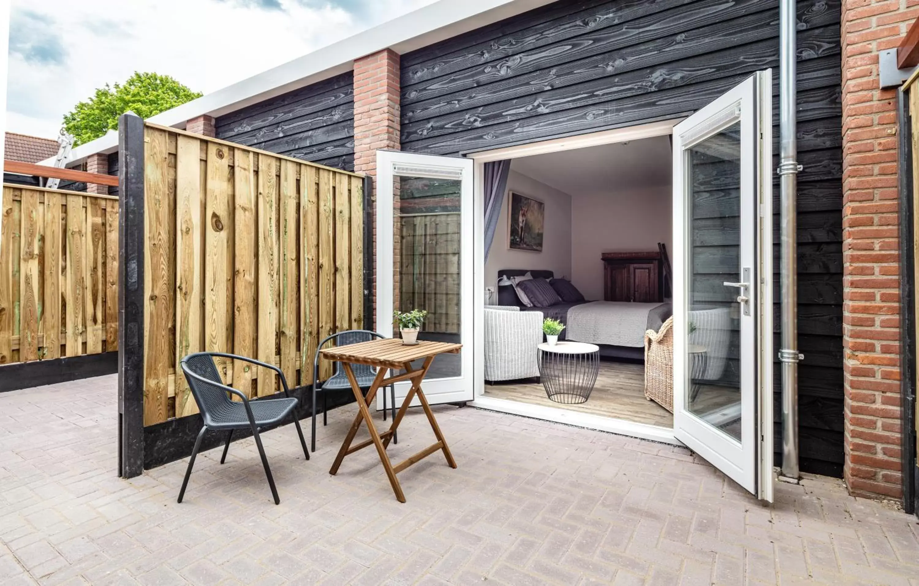 Balcony/Terrace in Herberg Binnen