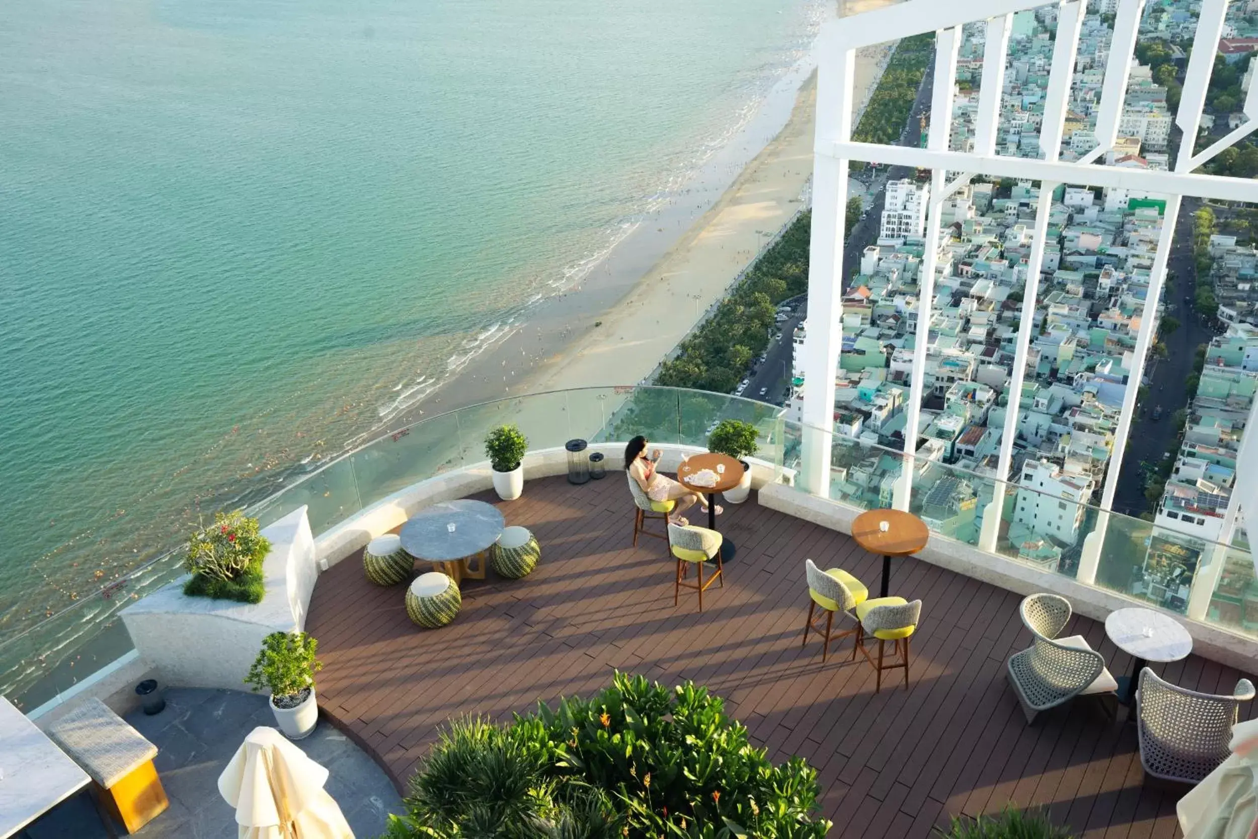 Garden view in Grand Hyams Hotel - Quy Nhon Beach