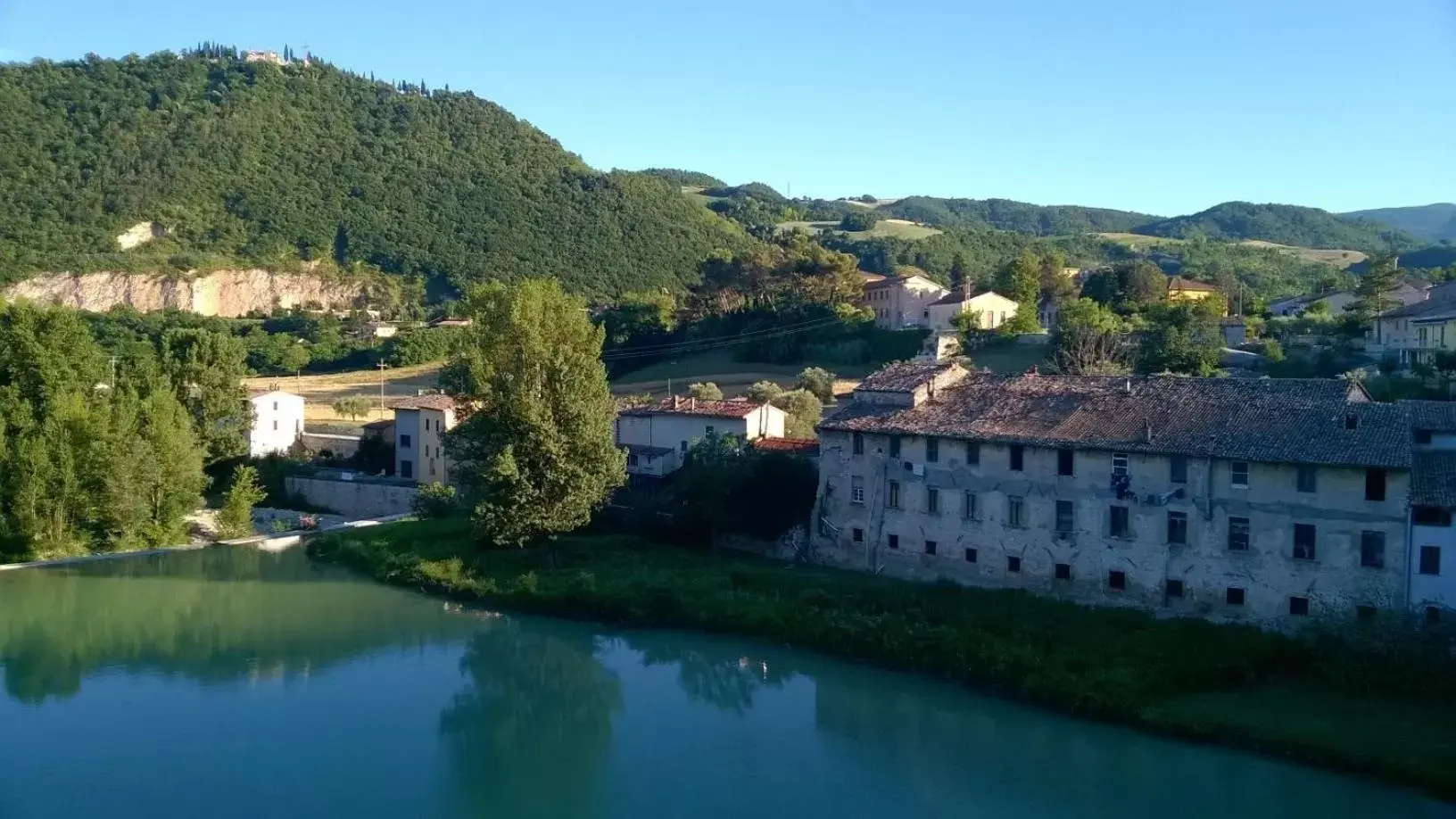 River view, Bird's-eye View in La Finestra sul Fiume