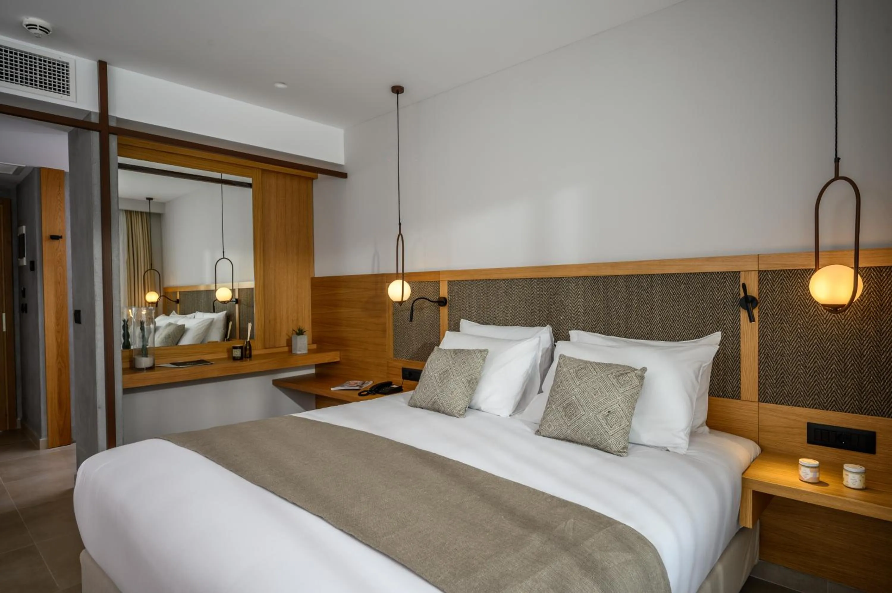 Bed in Stella Palace Aqua Park Resort