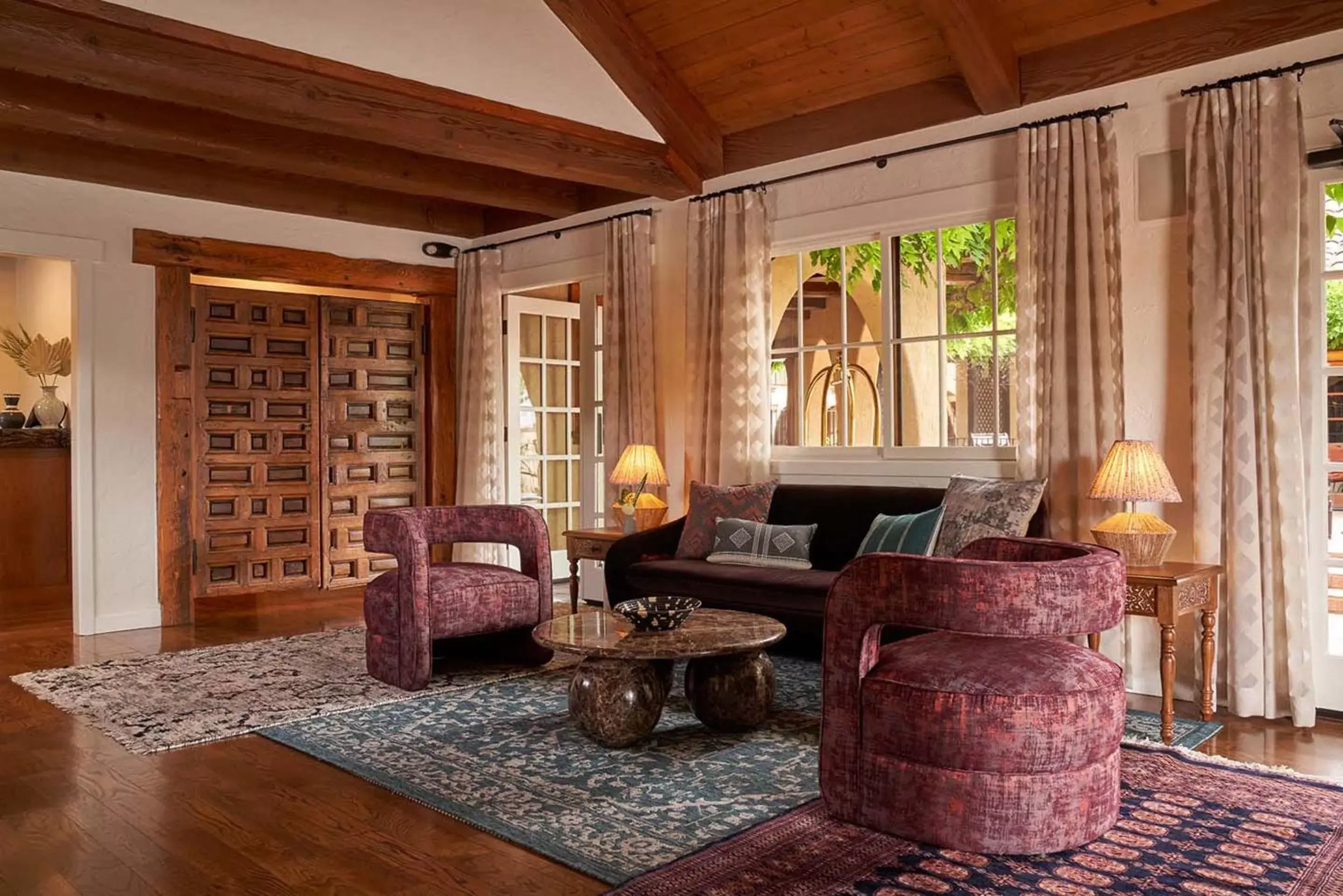 Lobby or reception, Seating Area in Rancho Caymus Inn