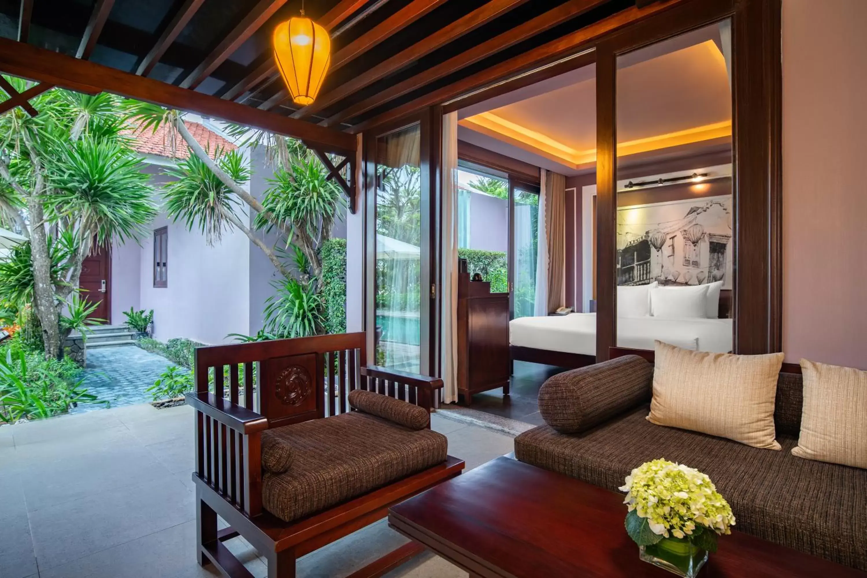 Living room, Seating Area in Bel Marina Hoi An Resort