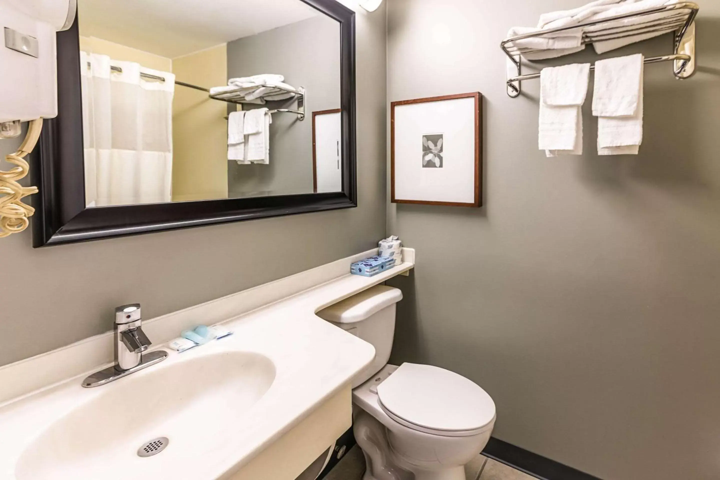 Photo of the whole room, Bathroom in Rodeway Inn Conference Center Montgomeryville