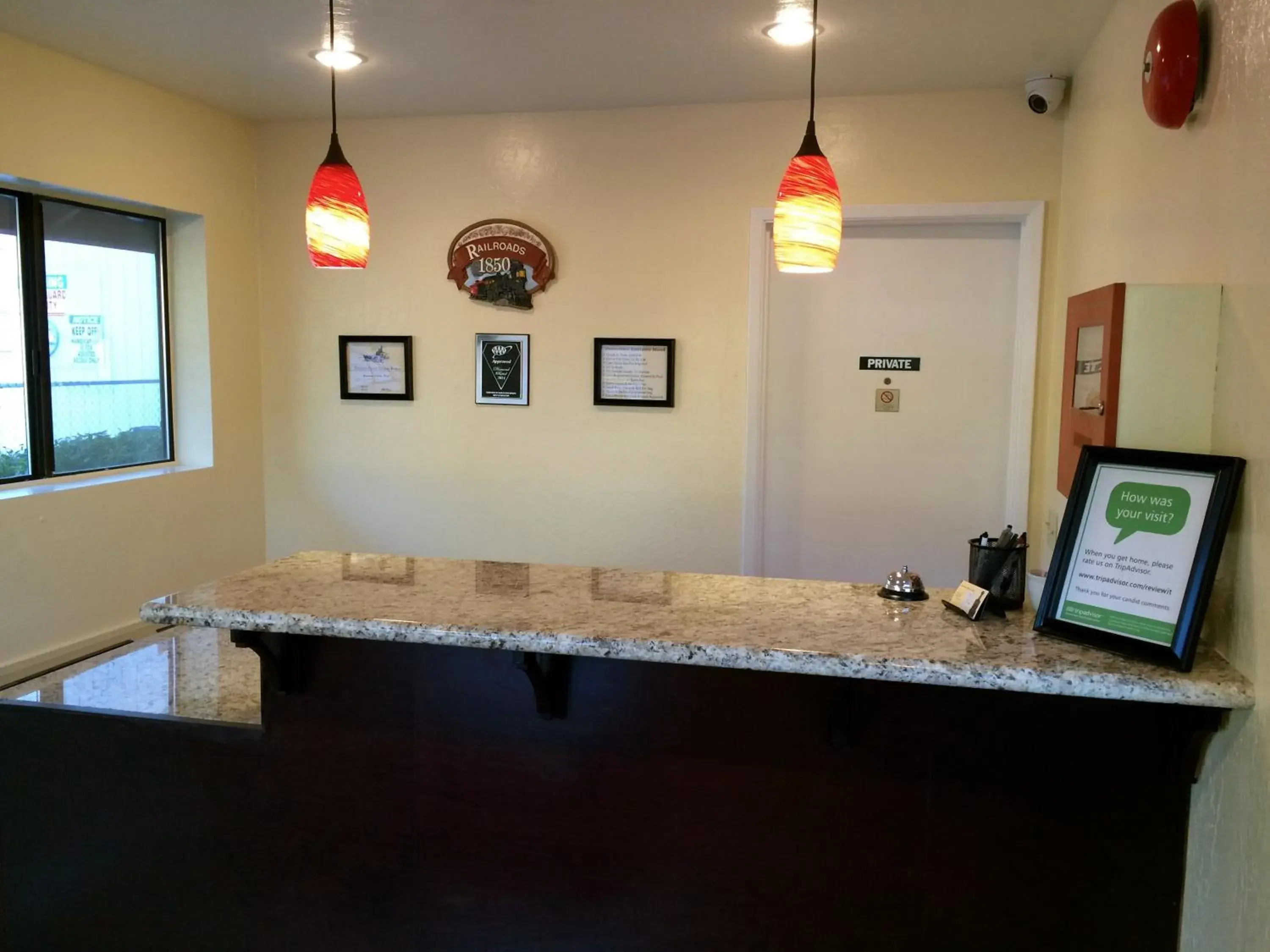 Lobby or reception in Jamestown Railtown Motel Lobby or reception in Jamestown Railtown Motel