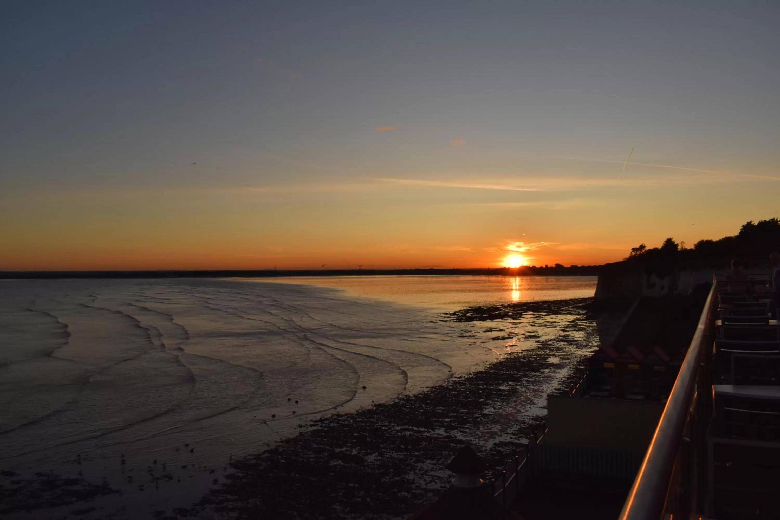 Autumn, Beach in The Pegwell Bay Hotel