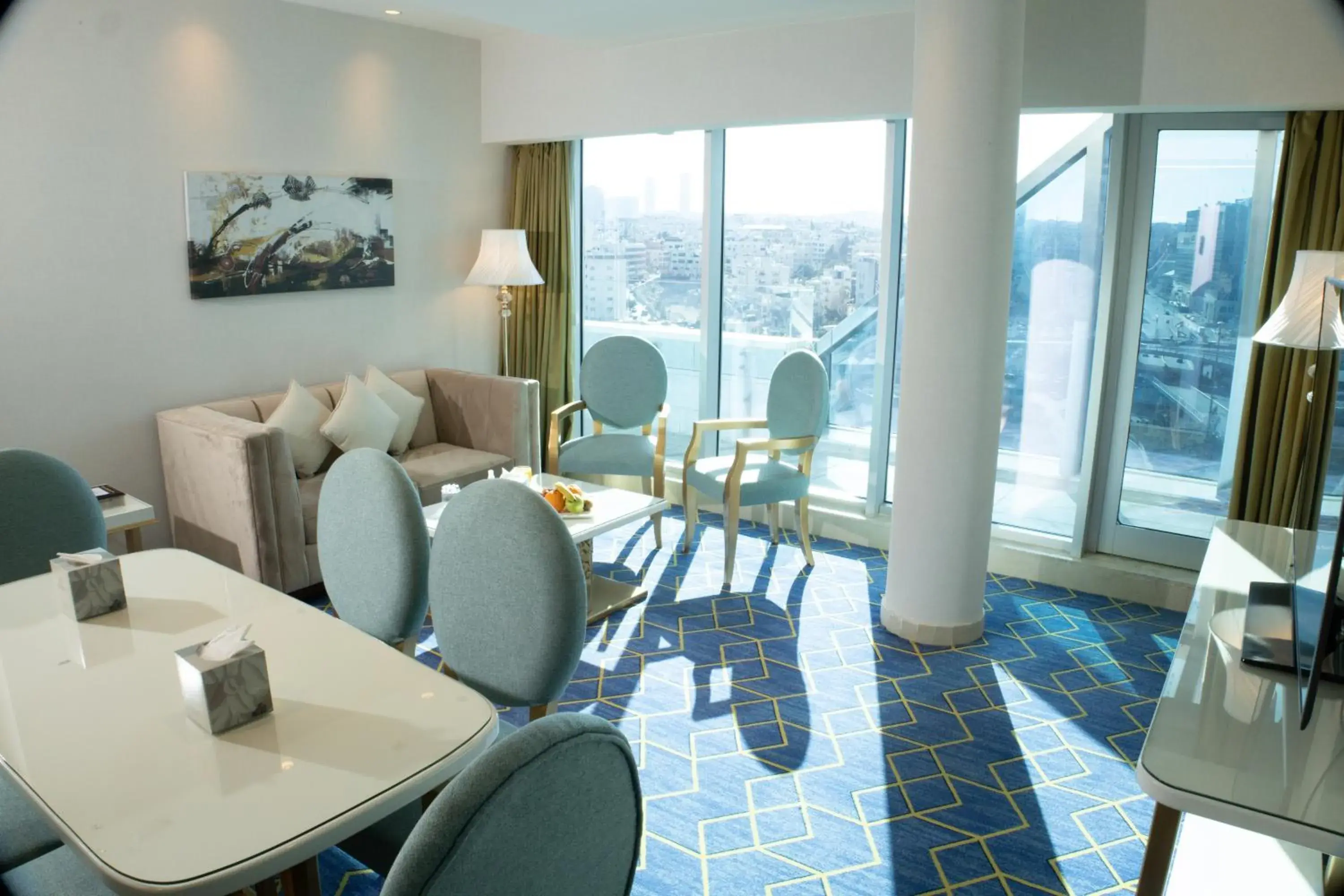 Seating Area in Coral Tower Hotel