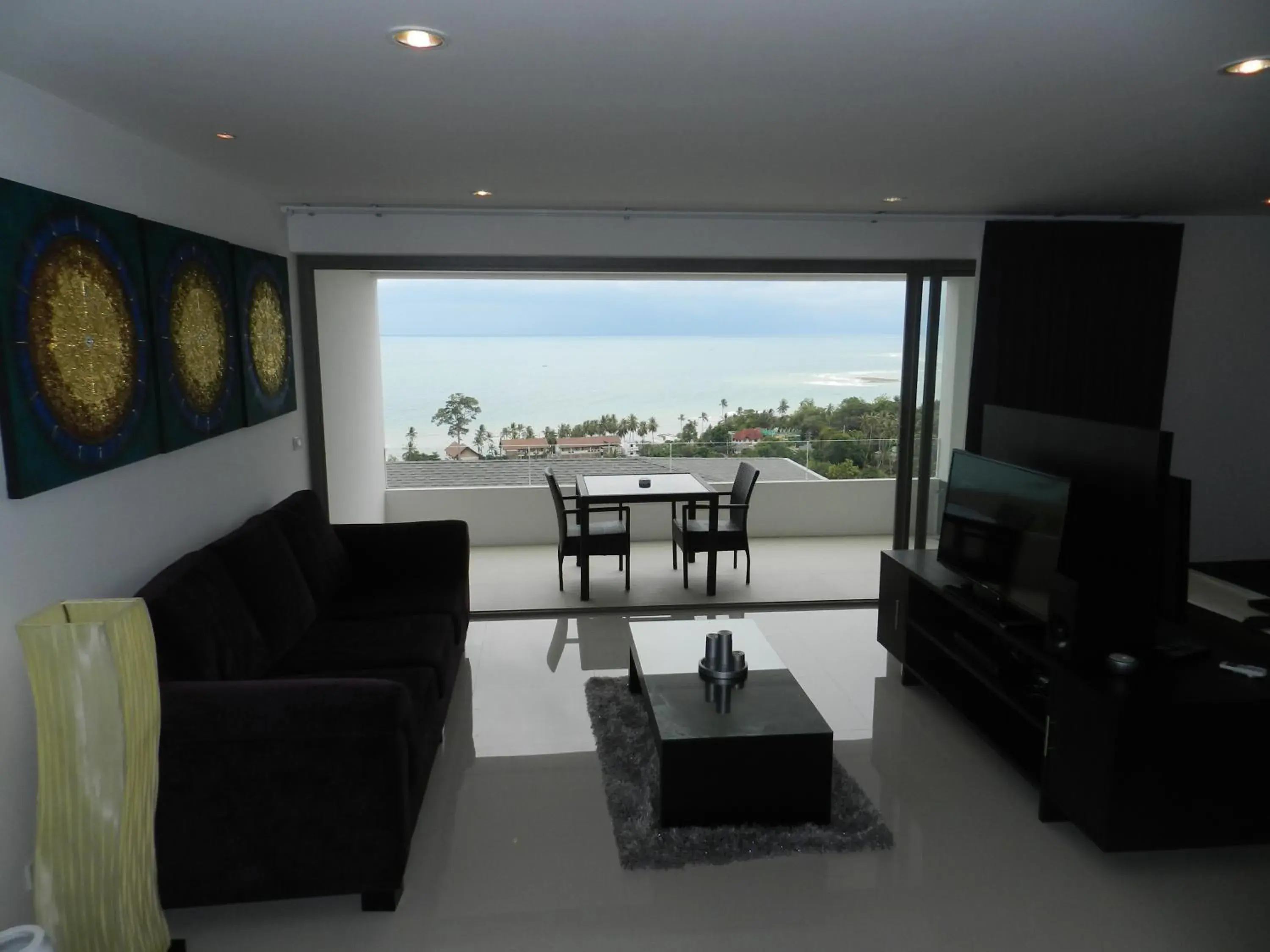 TV and multimedia, Seating Area in Tropical Sea View Residence