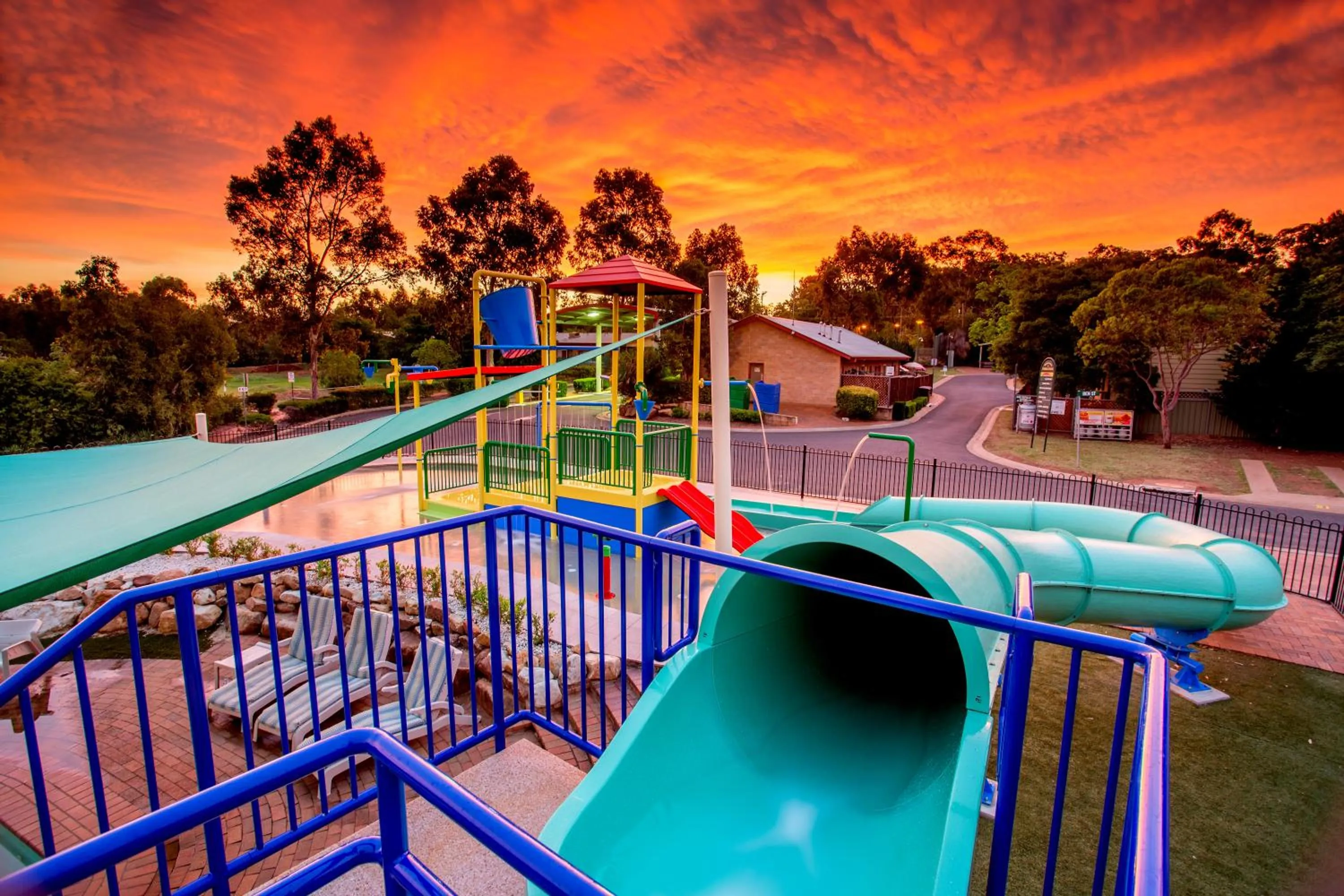 Aqua park in Discovery Parks - Dubbo