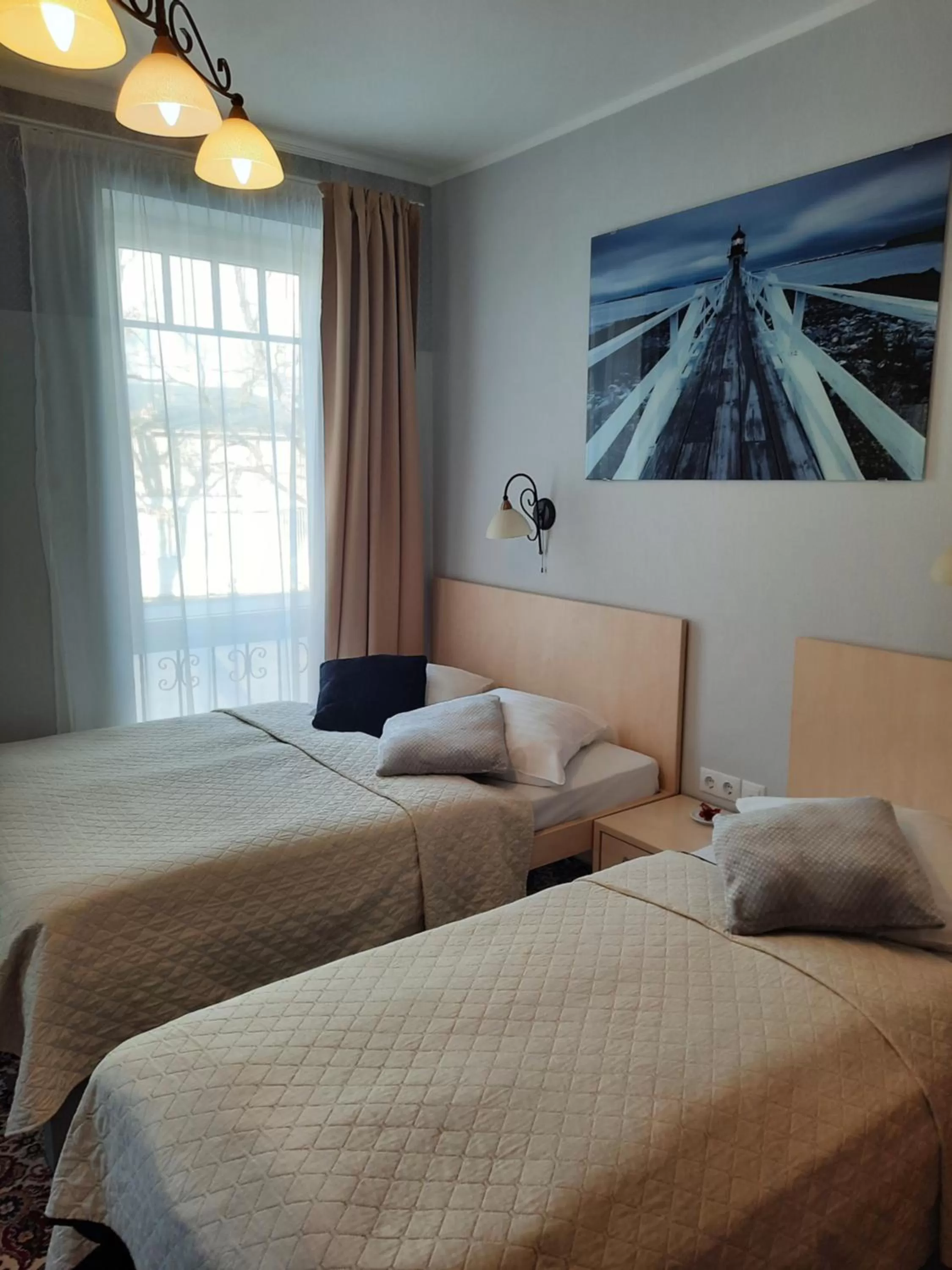 Bedroom, Bed in Hotel Pils with Self-Check in