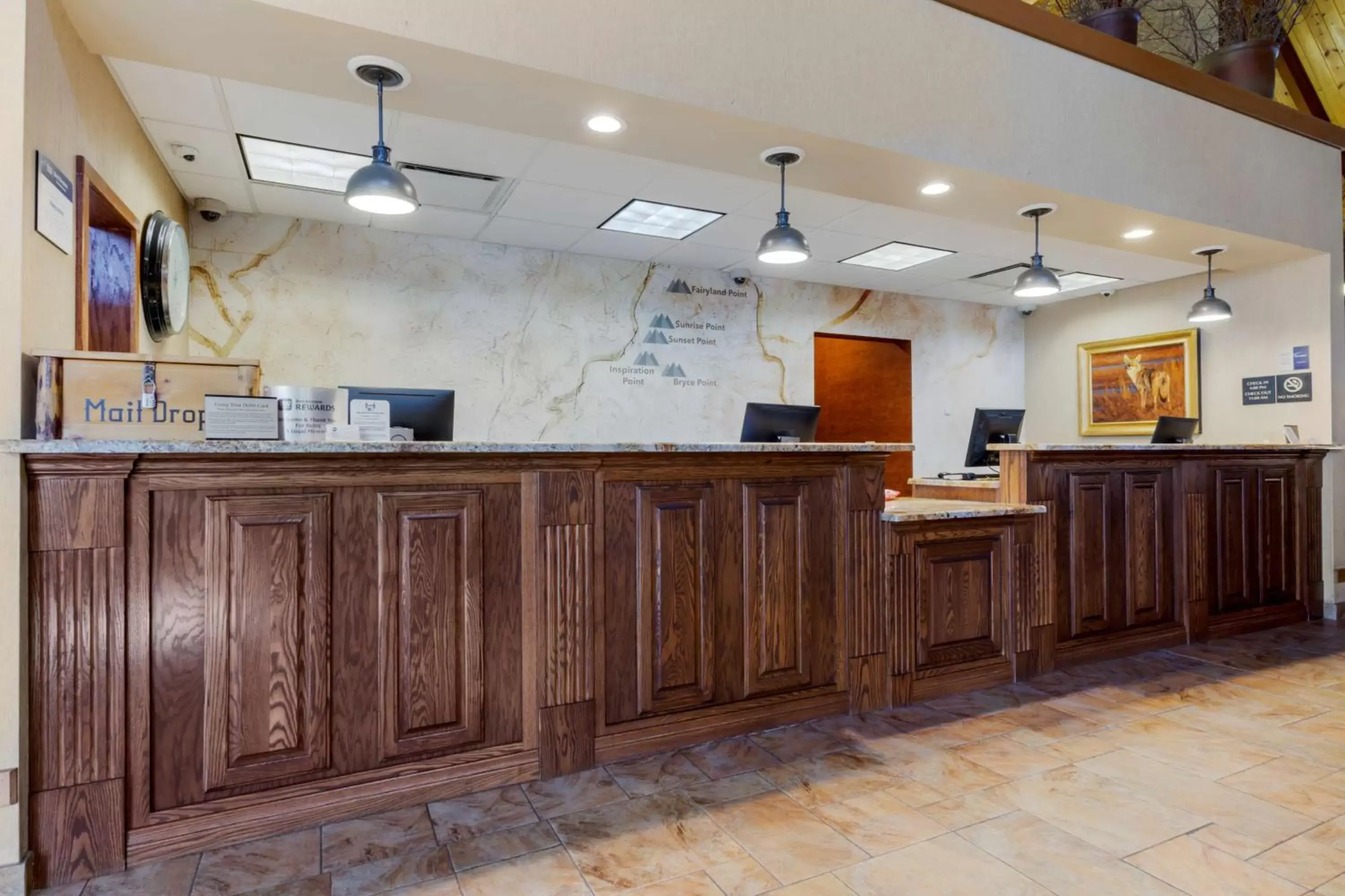 Lobby or reception in Best Western PLUS Bryce Canyon Grand Hotel Lobby or reception in Best Western PLUS Bryce Canyon Grand Hotel