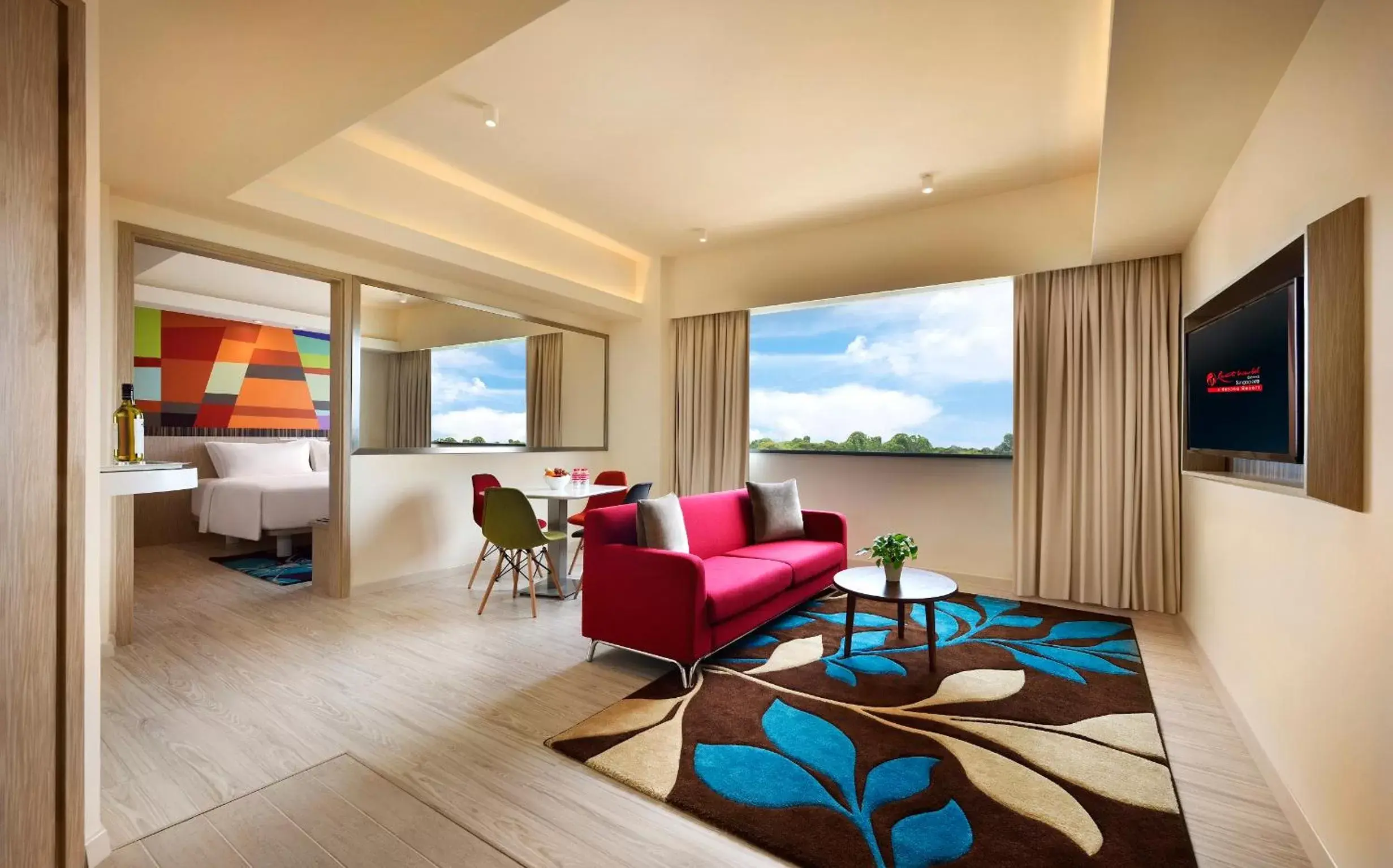 Living room, Seating Area in Genting Hotel Jurong