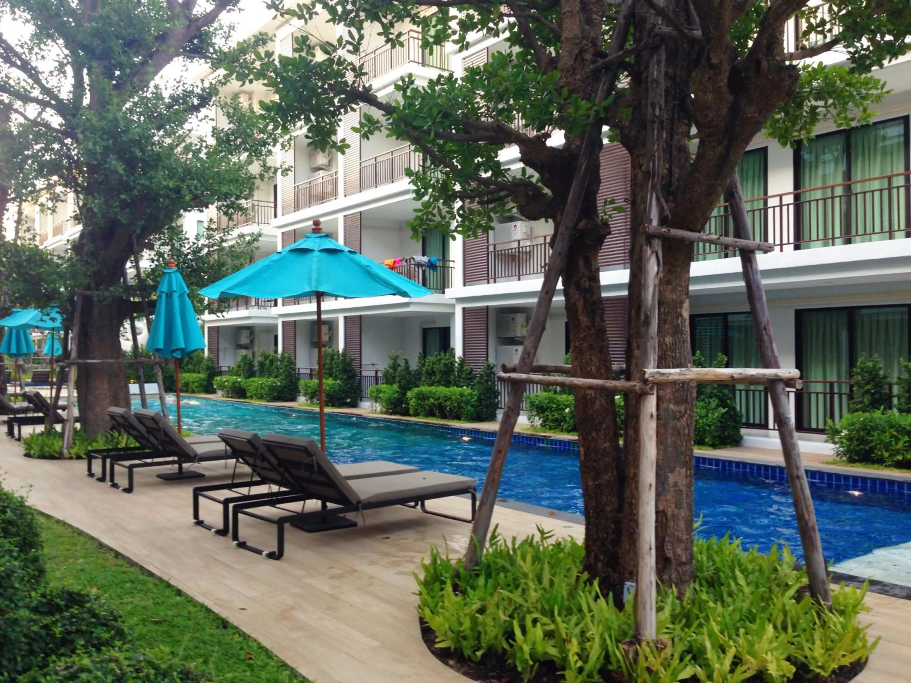 Swimming pool in The Title KR Beach Condotel Rawai Beach