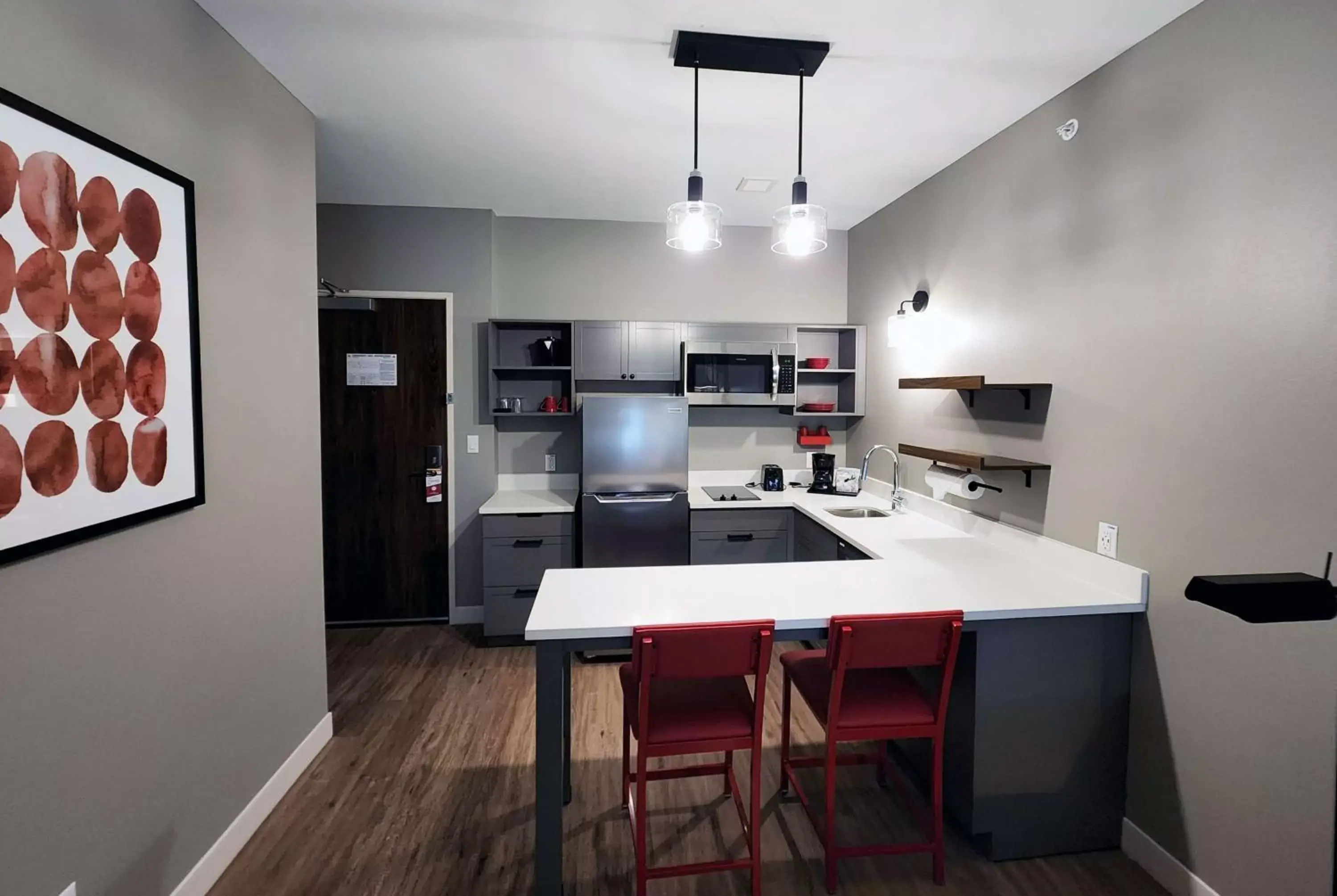 Photo of the whole room, Kitchen/Kitchenette in Hawthorn Suites by Wyndham Pflugerville
