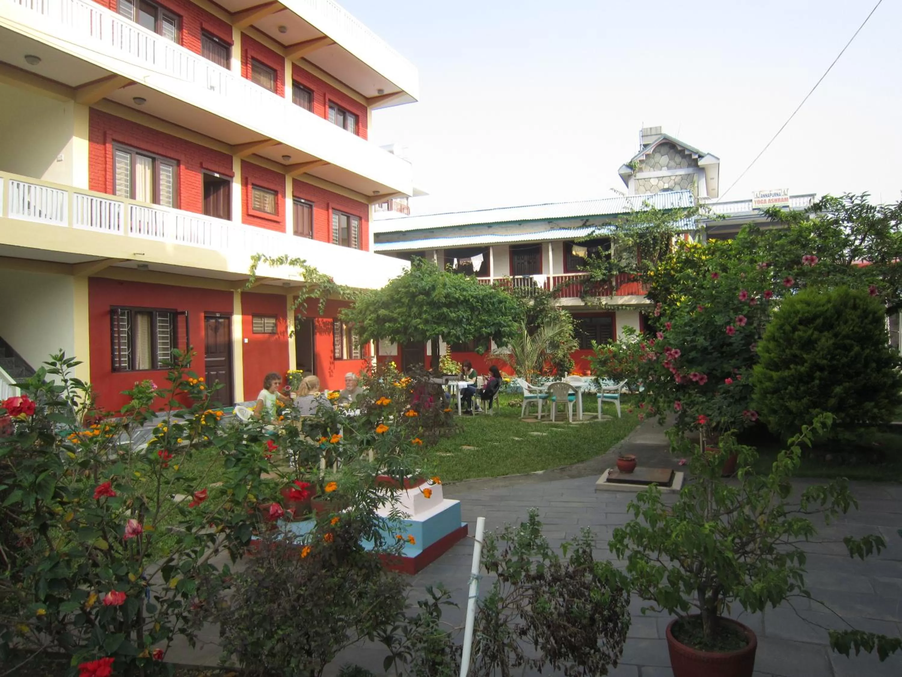 Garden in New Annapurna Guest House