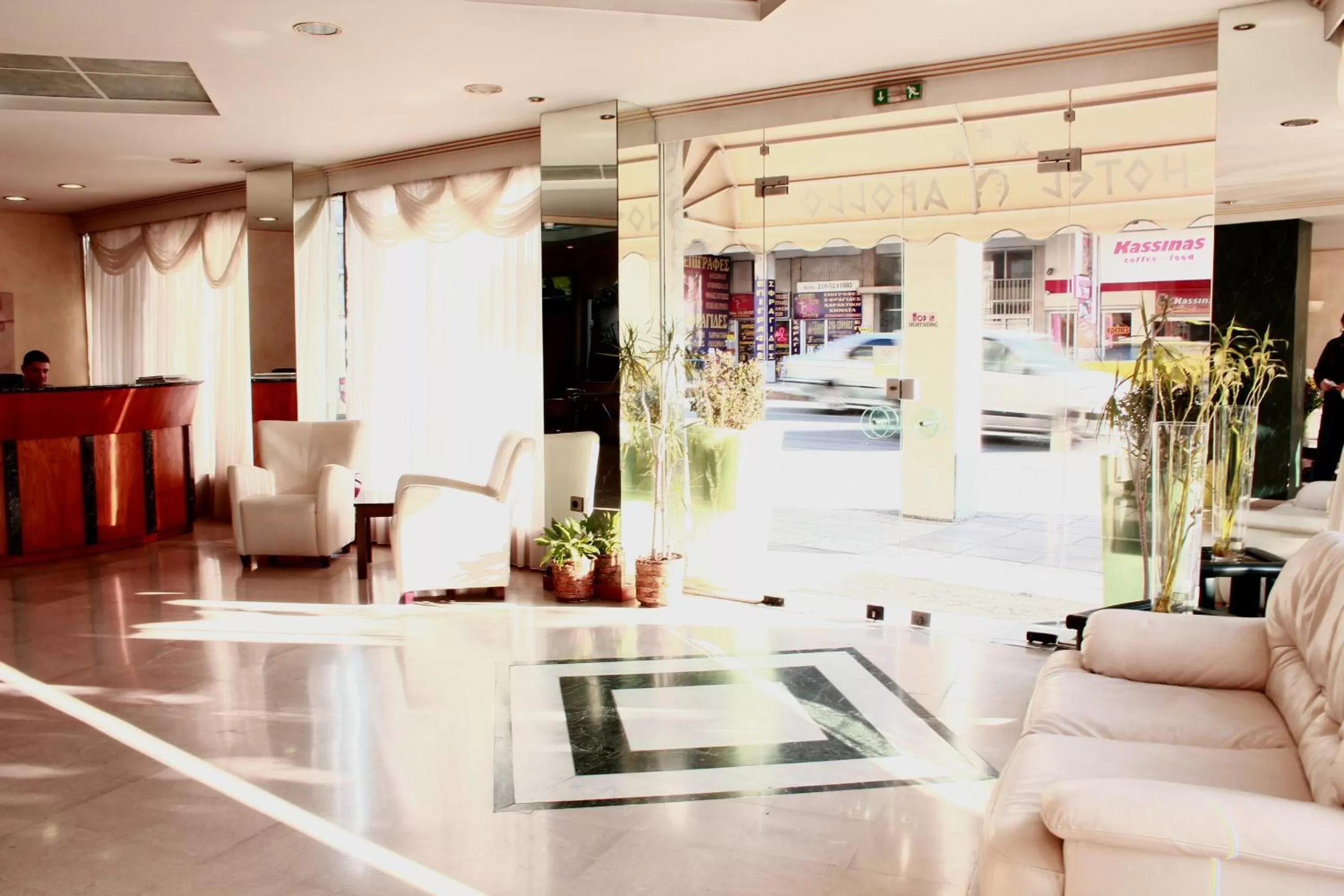 Lobby or reception in Apollo Hotel