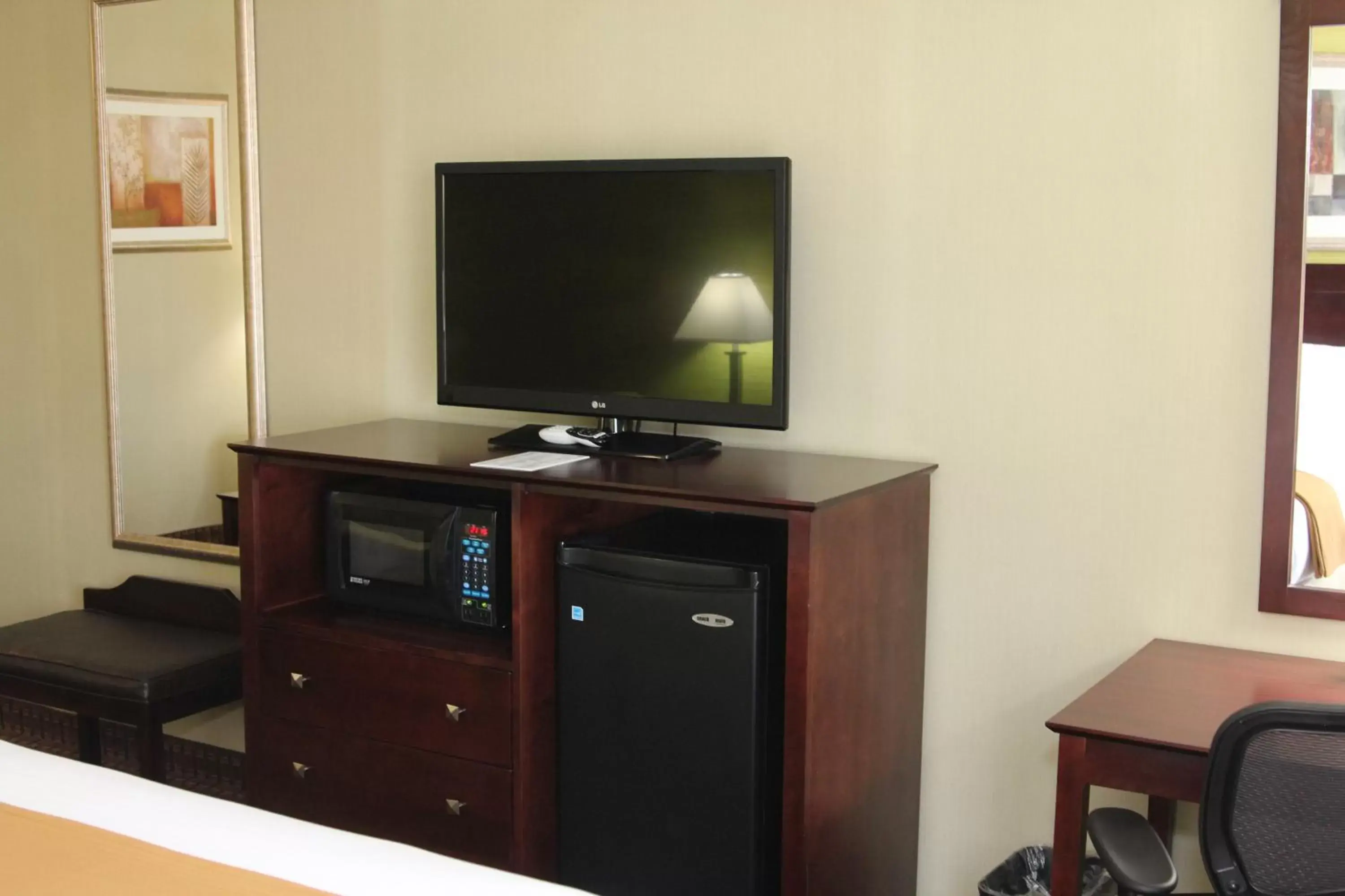 TV and multimedia, TV/Entertainment Center in Holiday Inn Express Hotel & Suites Indianapolis W - Airport Area, an IHG Hotel