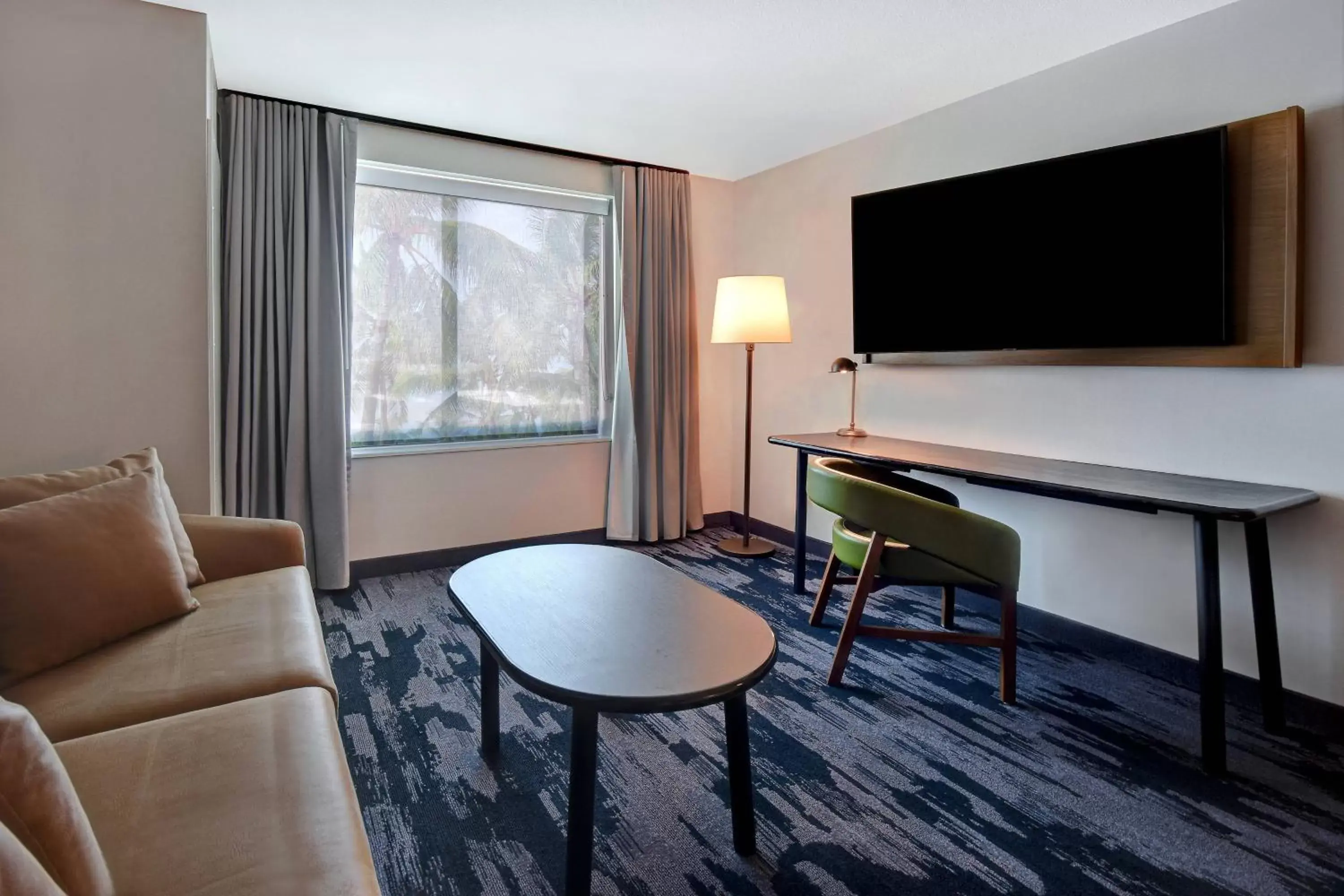 Bedroom, TV/Entertainment Center in Fairfield Inn & Suites Las Vegas Airport South