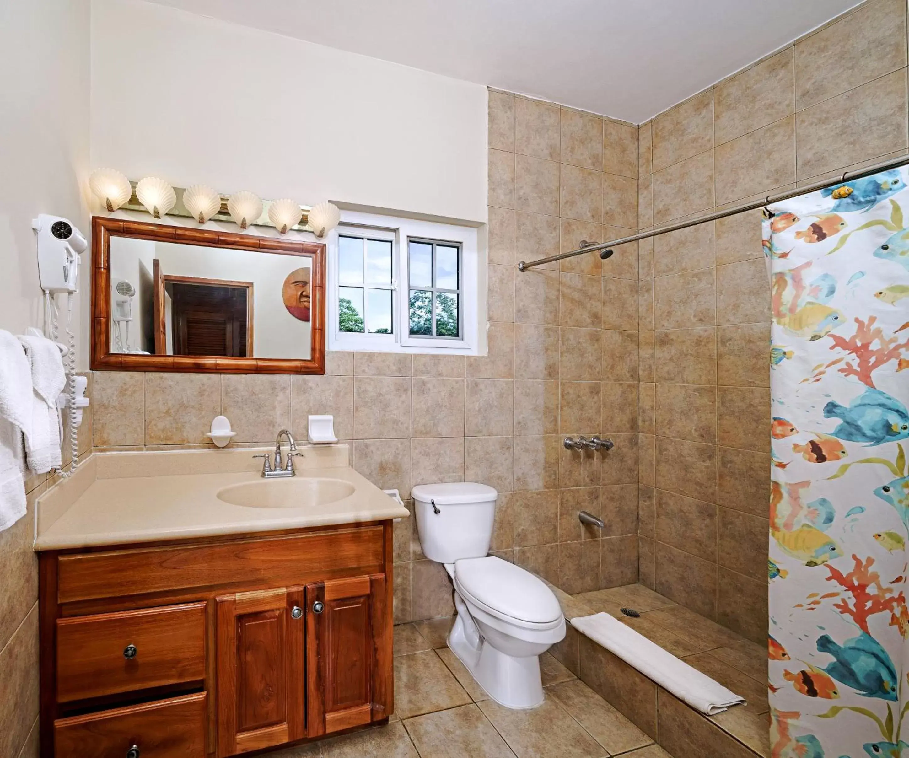 Bathroom in Beach House Condos, Negril