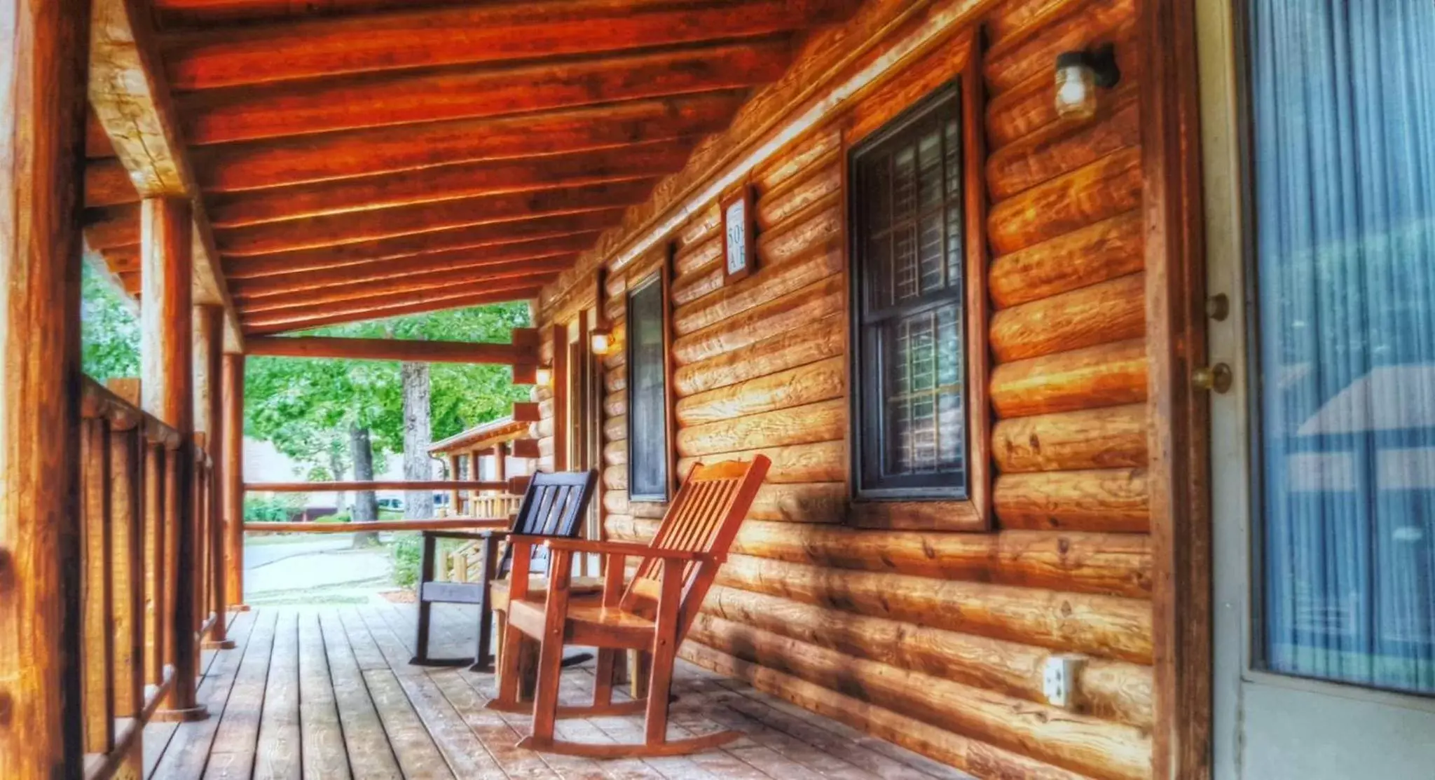 Patio in Crown Lake Resort & RV