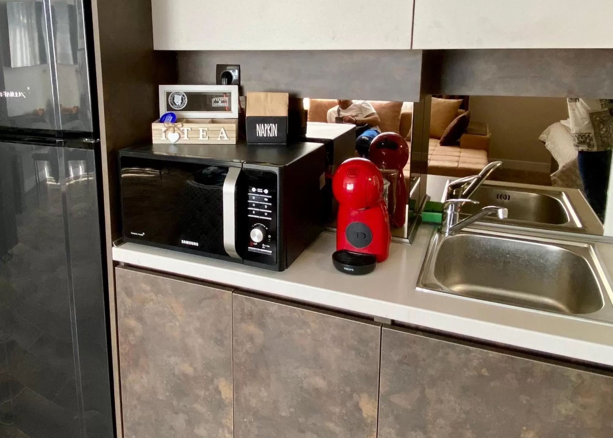 Coffee/tea facilities in Luxury Apartments Ivon