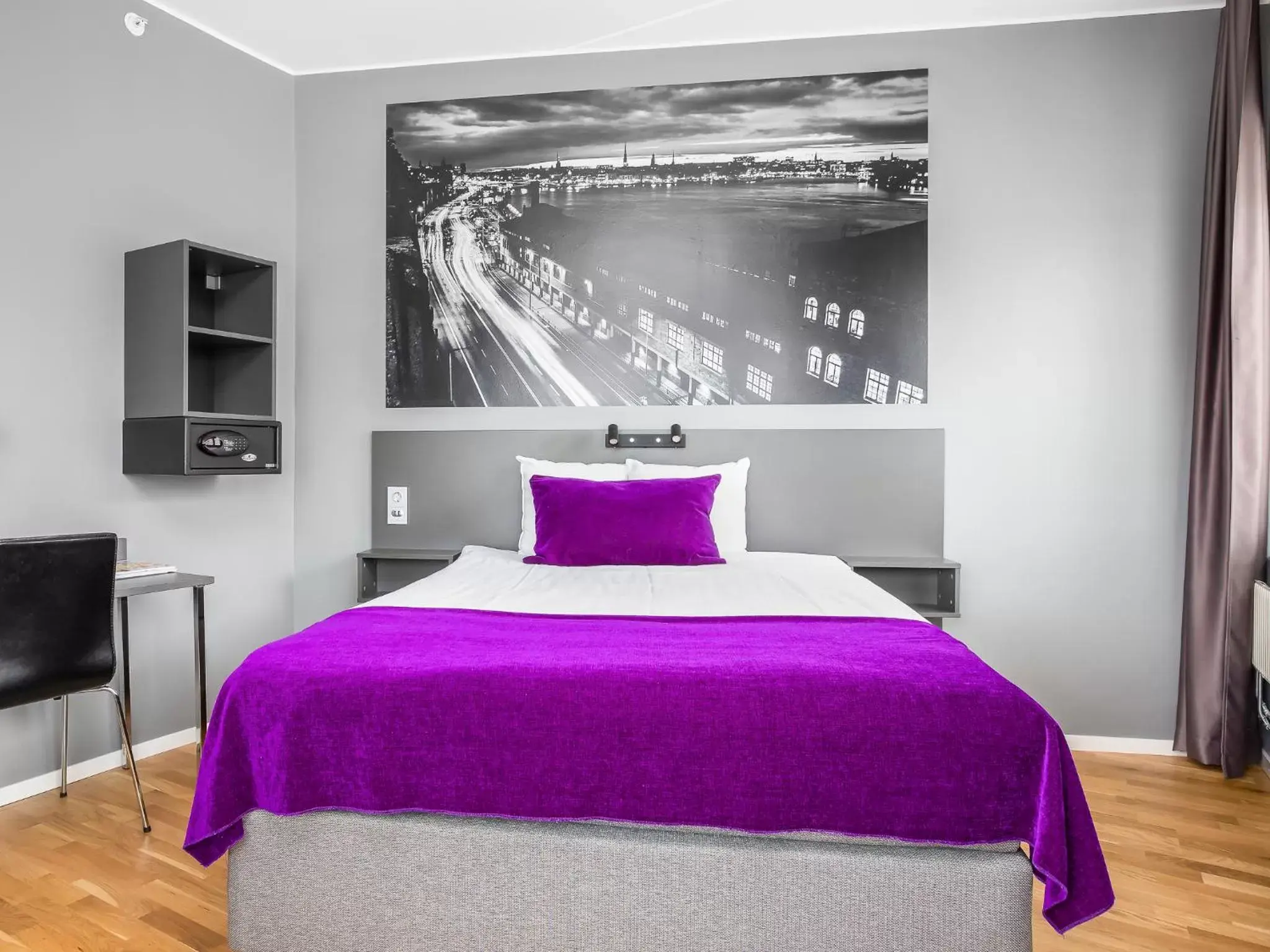 Photo of the whole room, Bed in Connect Hotel Kista