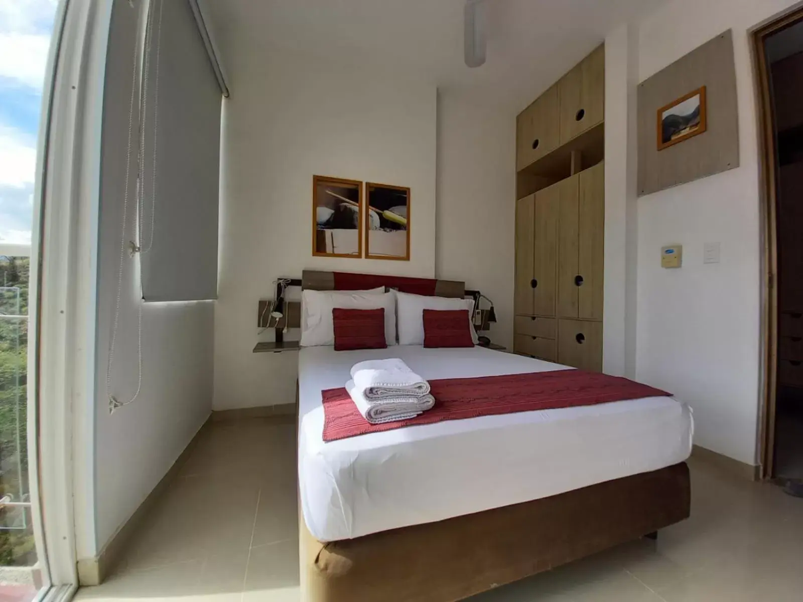 Bed in Terrazas Tayrona Travelers Apartamentos y Suites