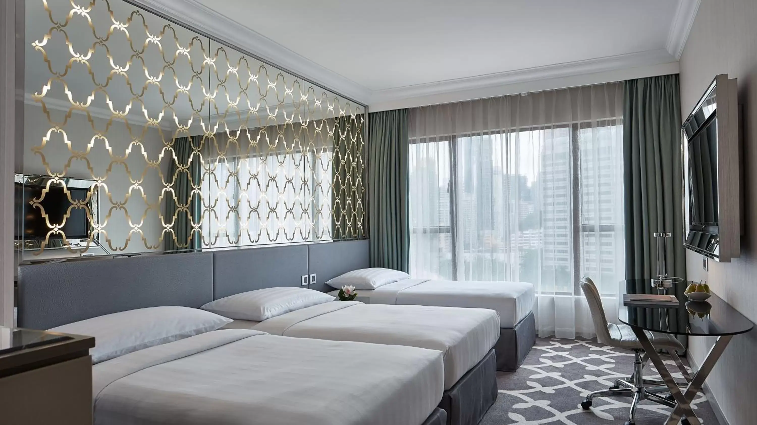 Bedroom, Bed in Dorsett Wanchai, Hong Kong