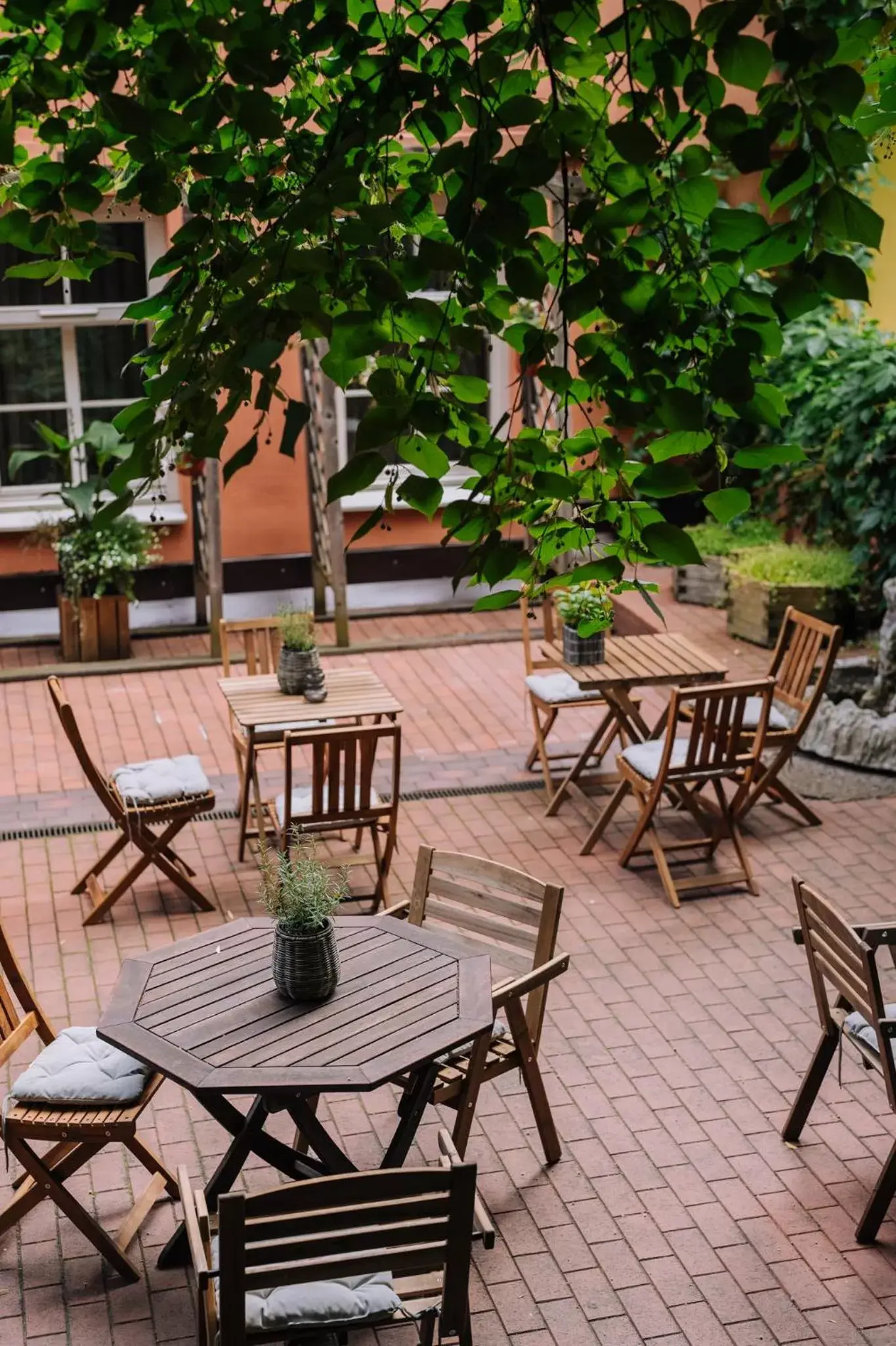 Patio in Hotel Rinno