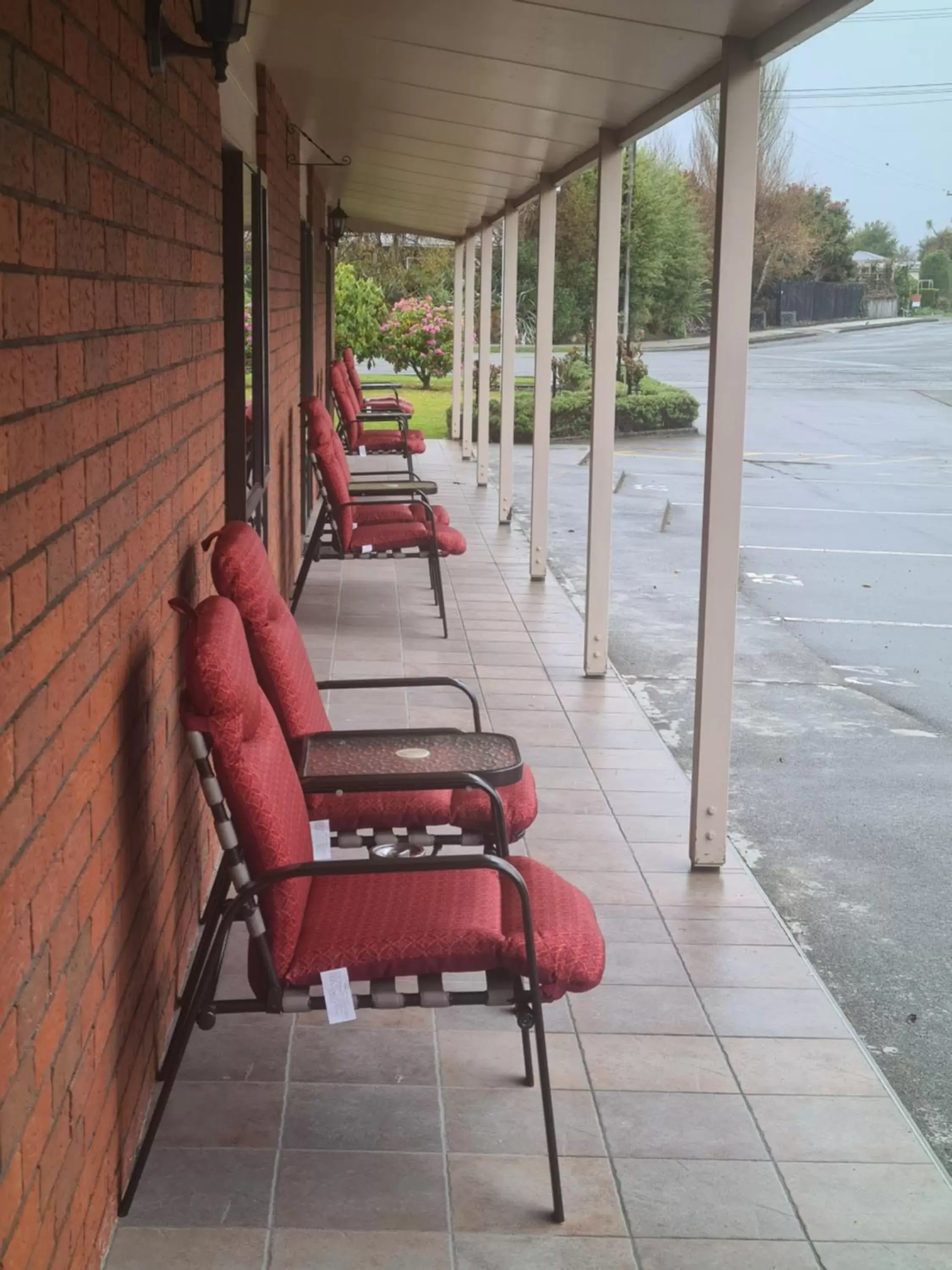 sunbed in Arran Motel