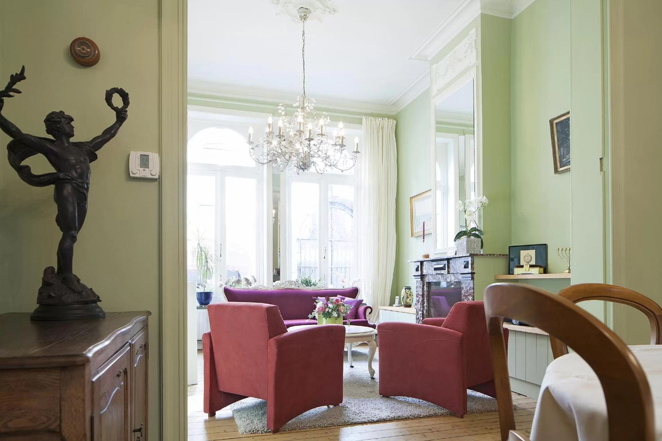 Lobby or reception in B&B In Bruges