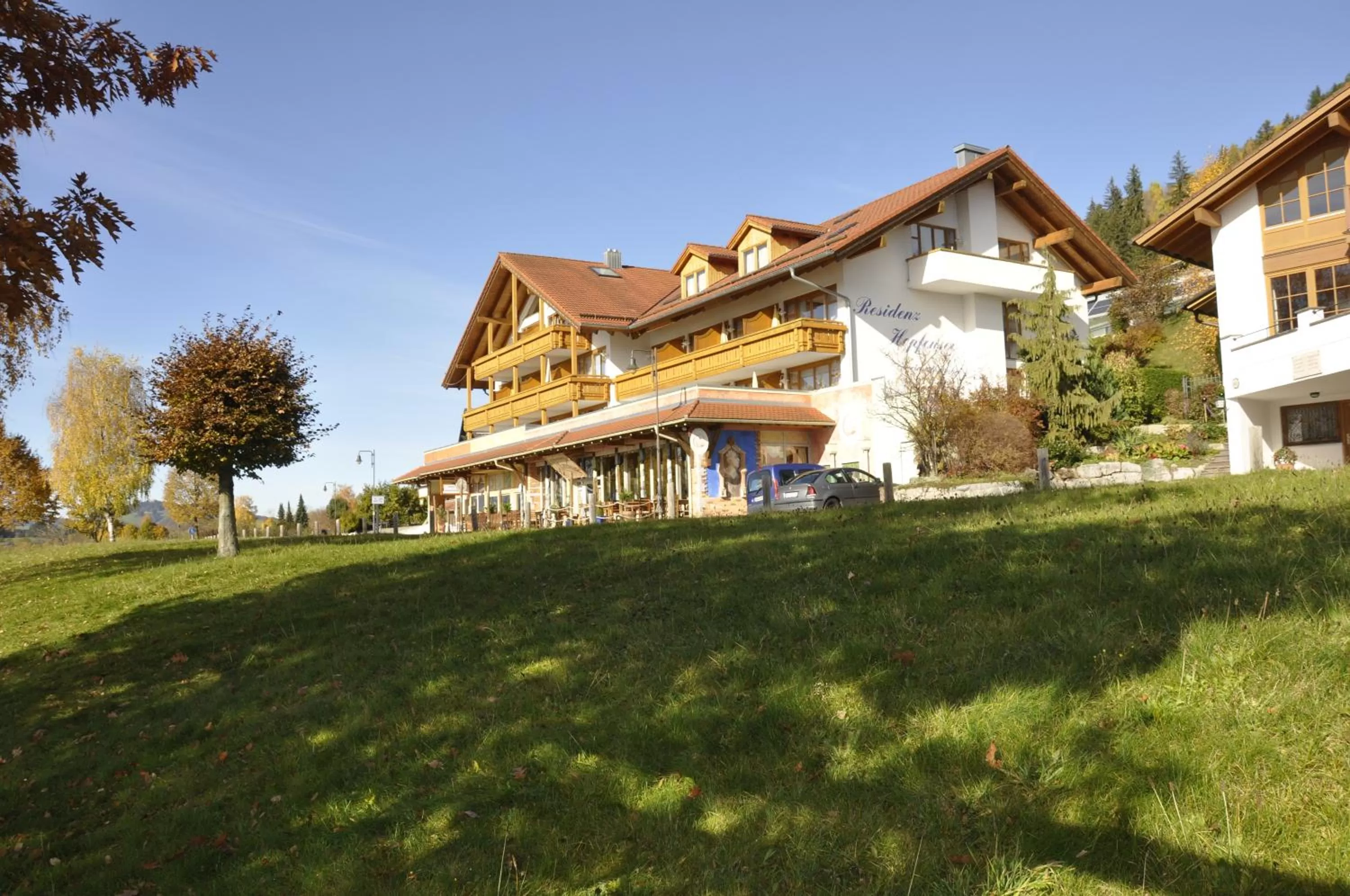 Facade/entrance in Residenz Hopfensee
