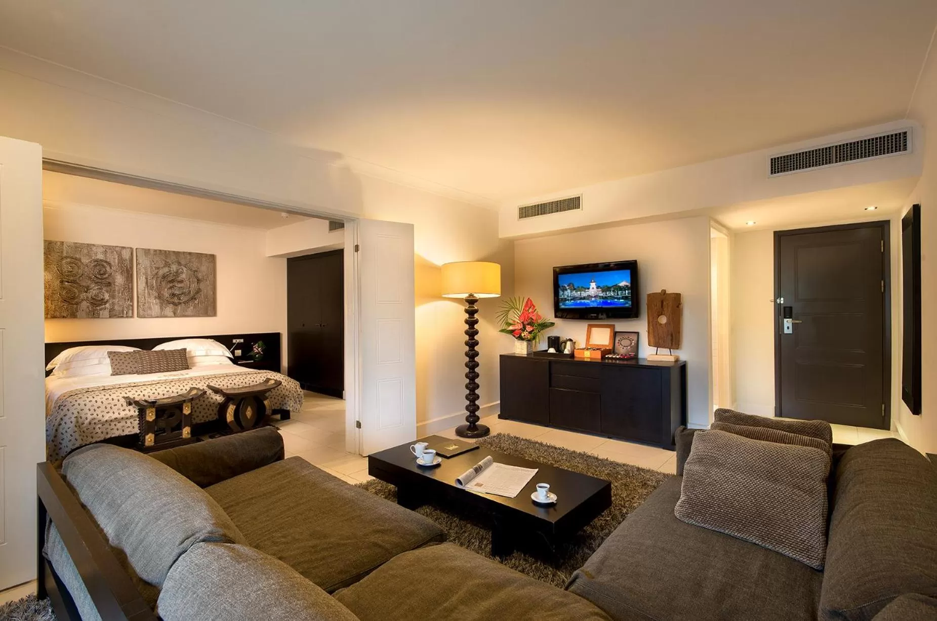 Bed in Labadi Beach Hotel