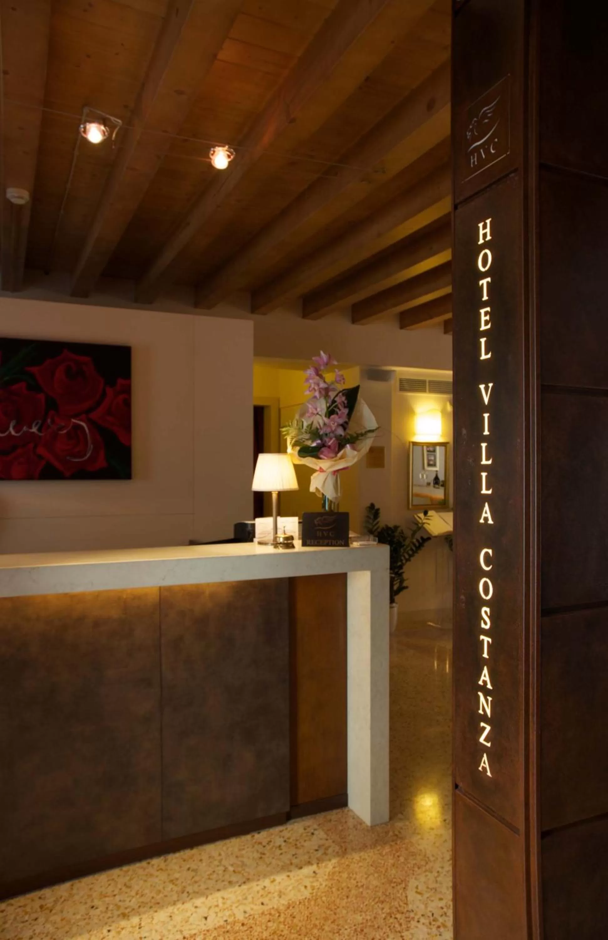 Lobby or reception in UNAHOTELS Eco Hotel Villa Costanza Venezia