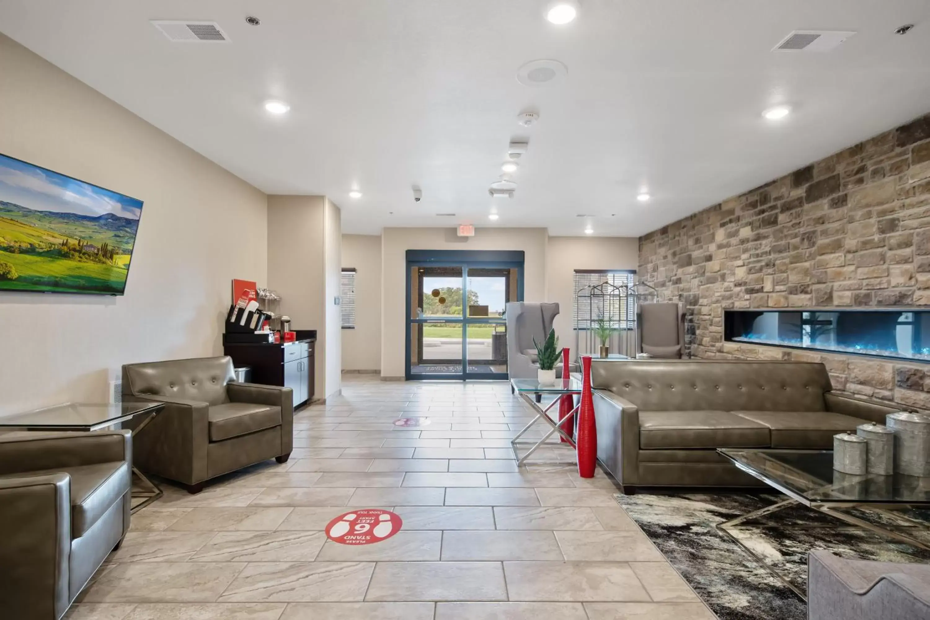 Lobby or reception in Cobblestone Hotel & Suites - Austin Lobby or reception in Cobblestone Hotel & Suites - Austin